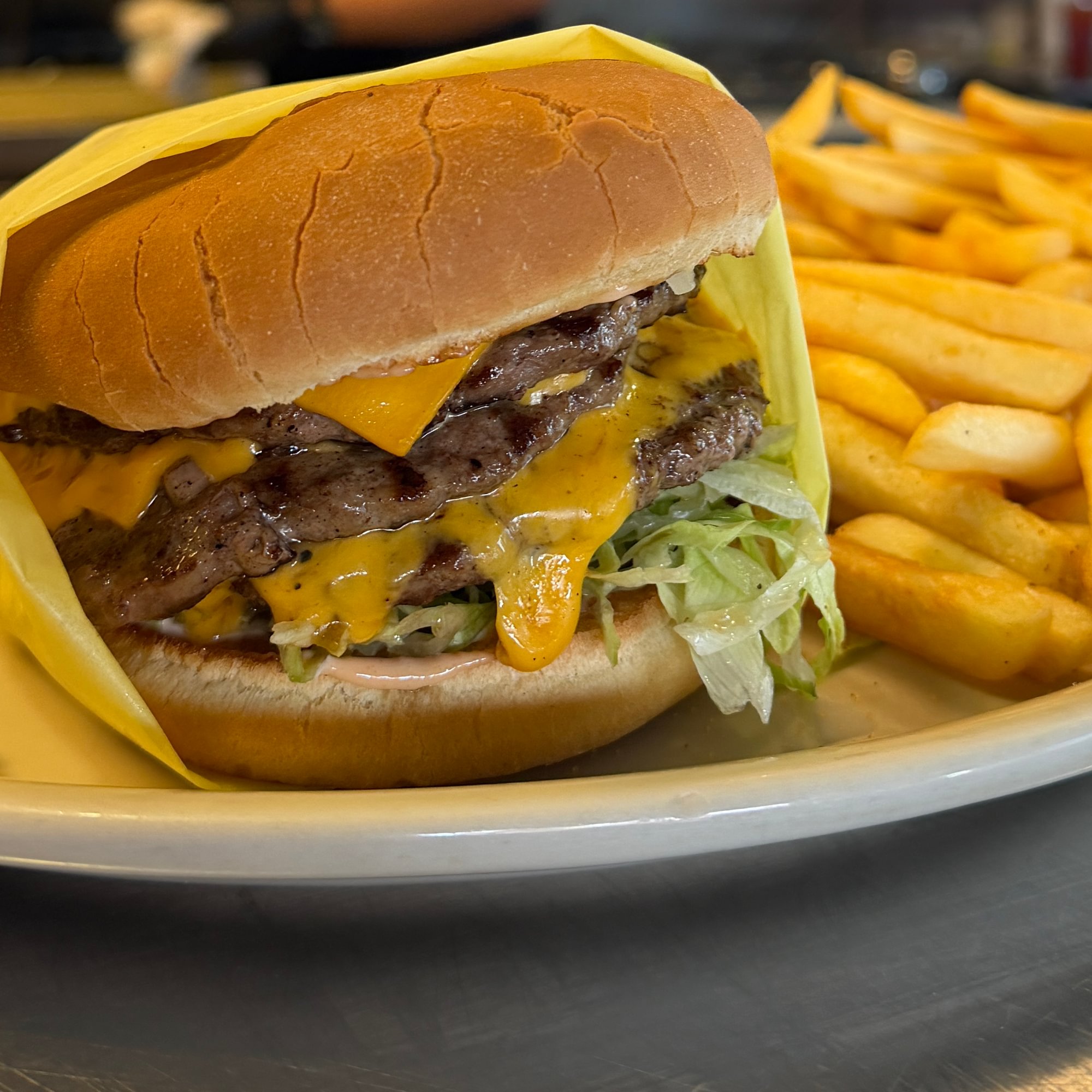3/4Lb Triple Char Burger