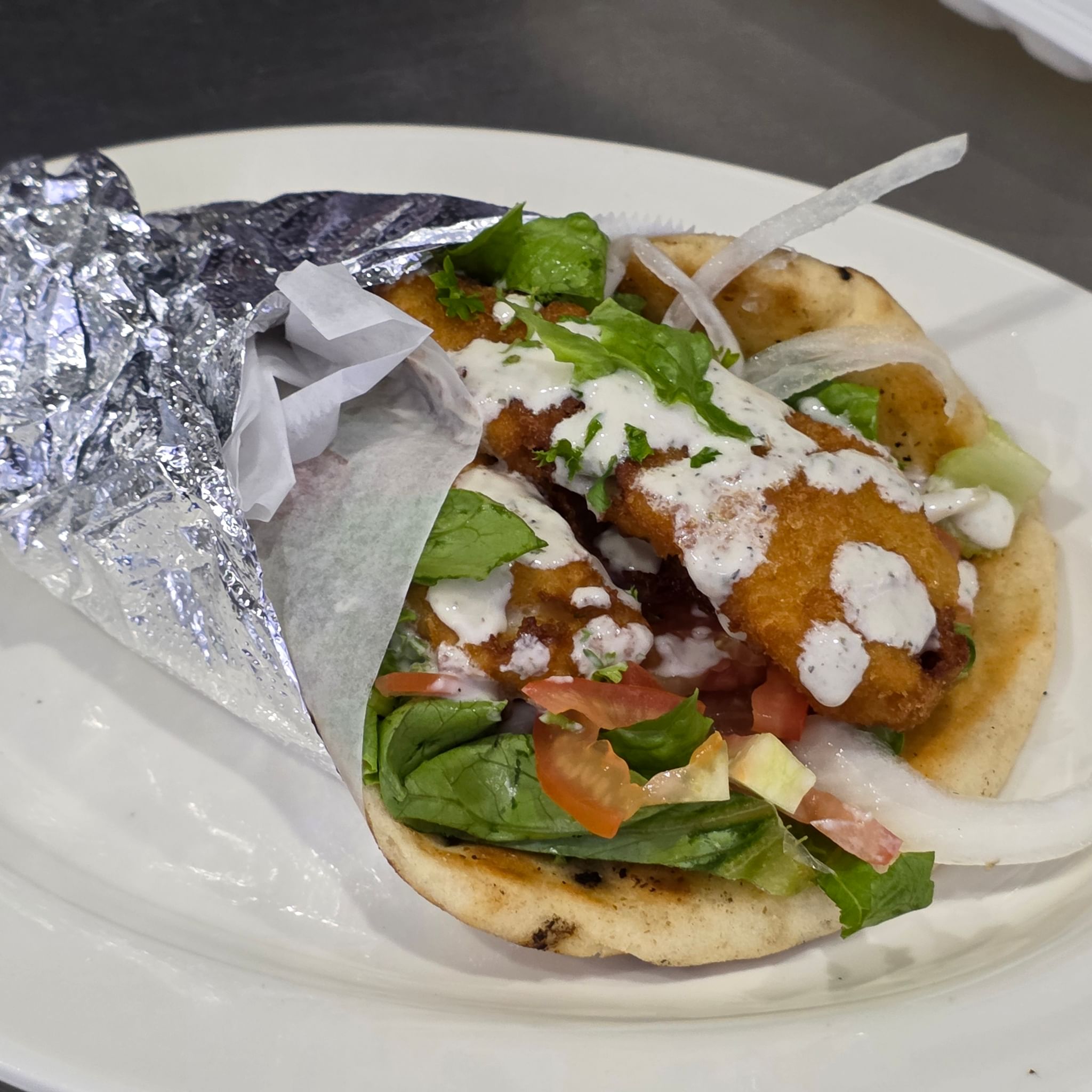 Fish Pita Sandwich