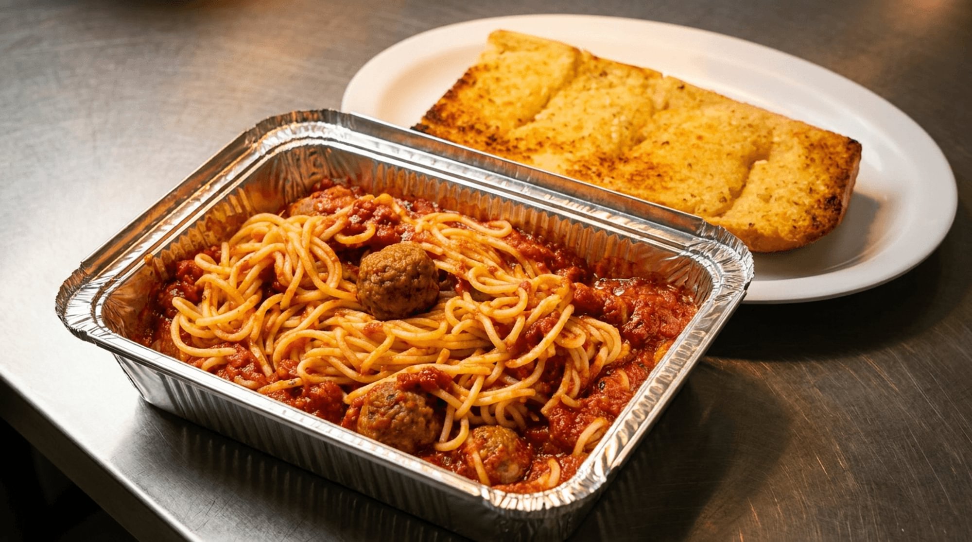 Spaghetti with Marinara Sauce & Meatballs