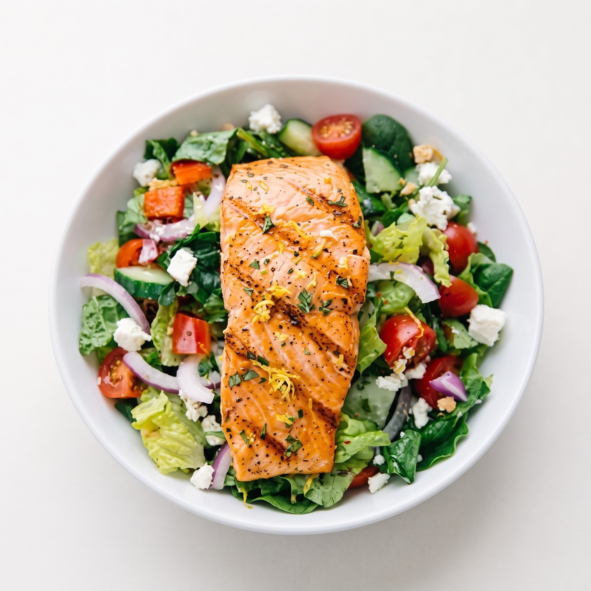 Grilled Salmon Salad