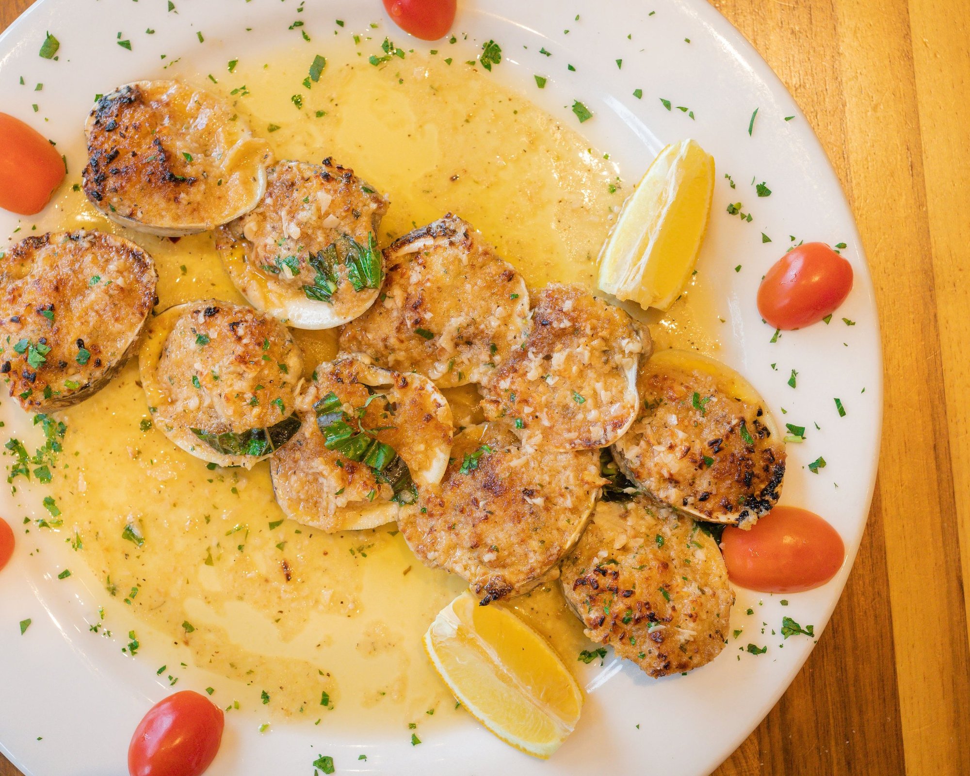 Baked Clams Oreganata