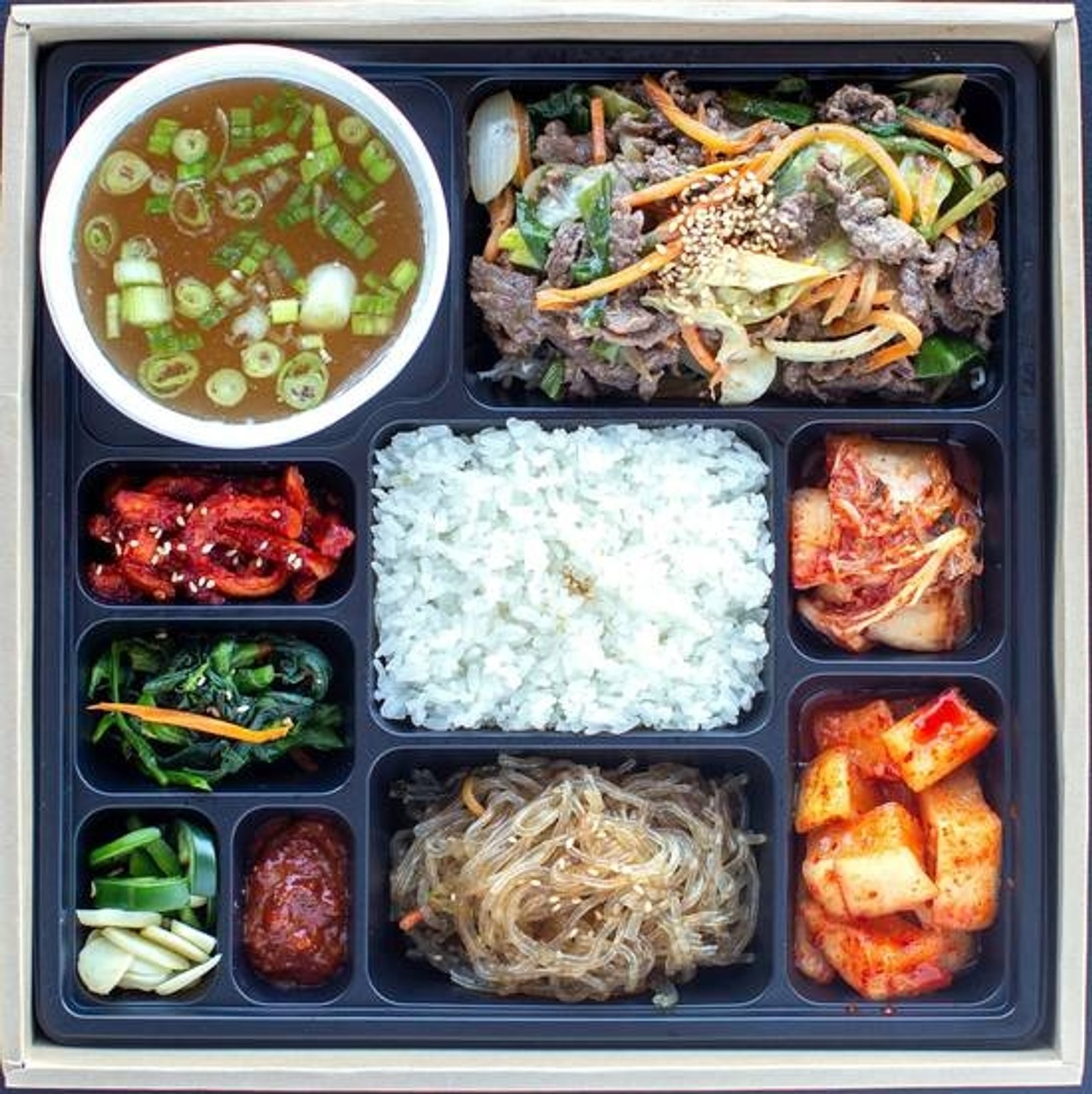 Premium beef bulgogi dosirak/ 프리미엄 소불고기 도시락