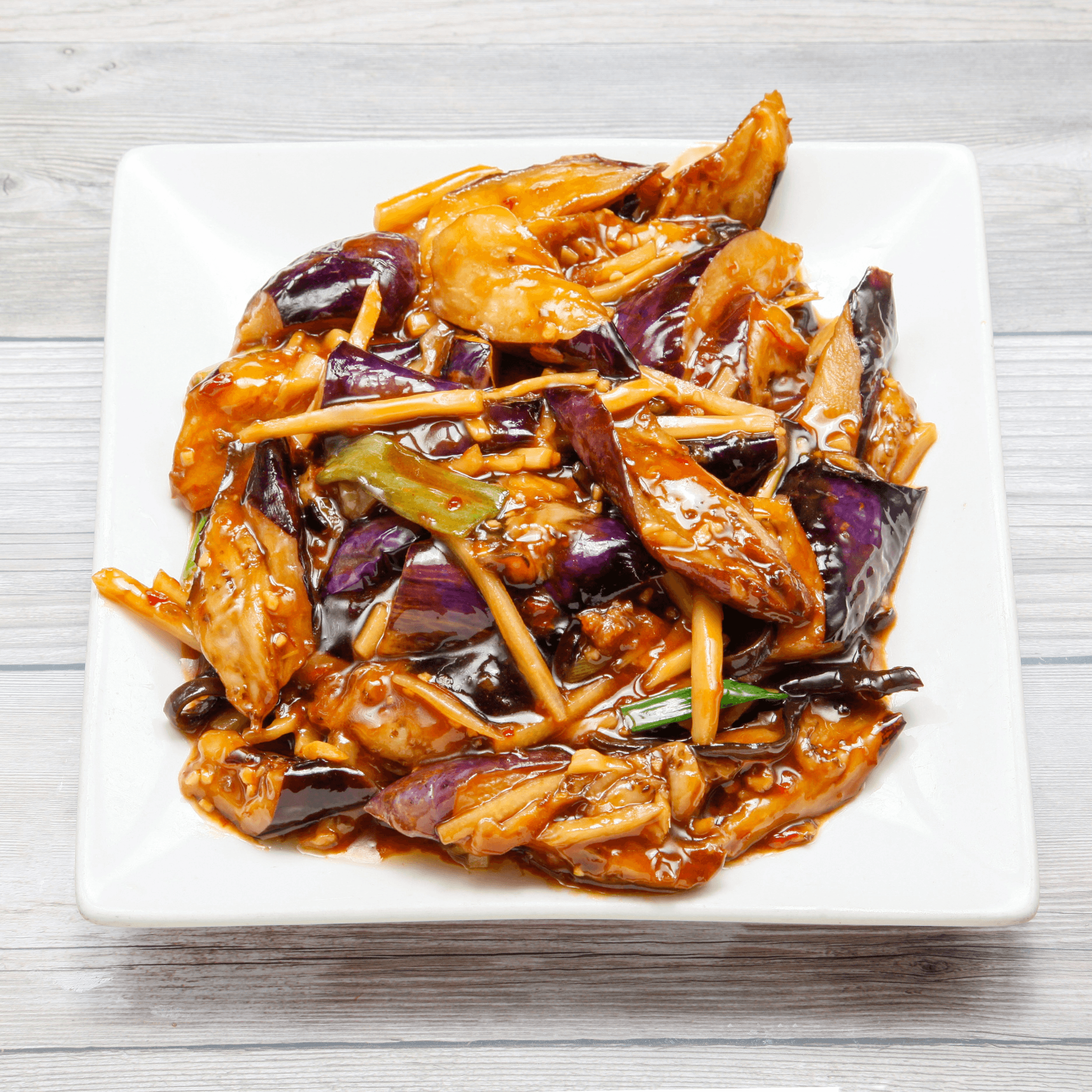 Eggplant with garlic sauce / 鱼香茄子