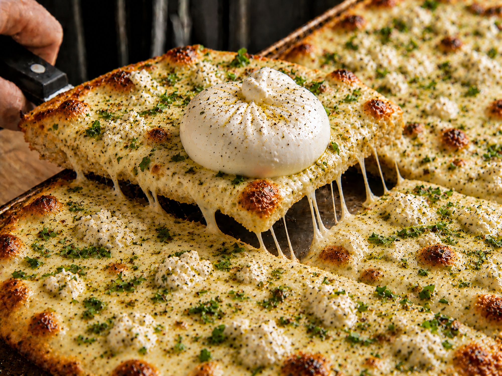 Sicilian White Pizza