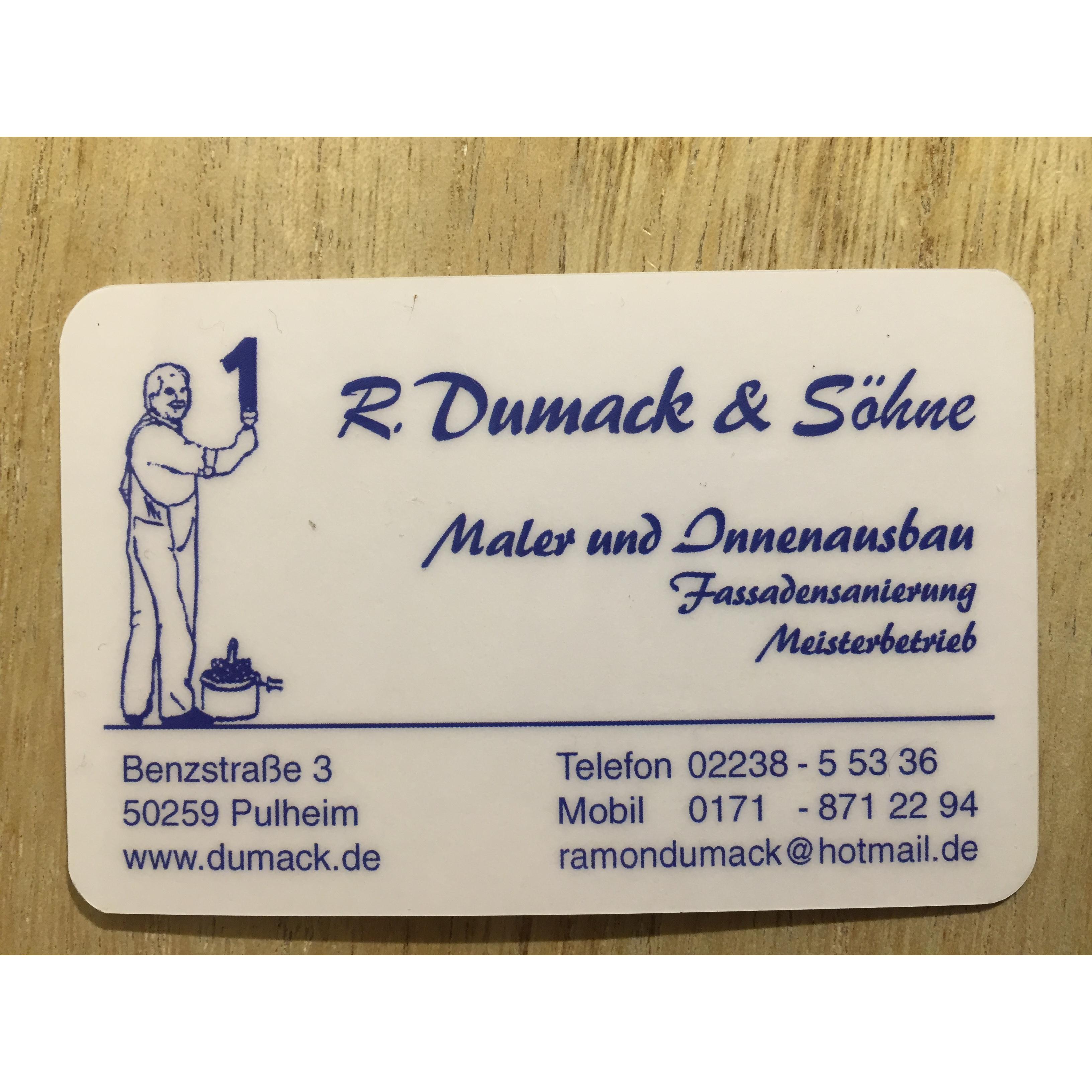 Logo von R.Dumack- Malerwerkstätten- Fliesen, Innenausbau,Fassaden