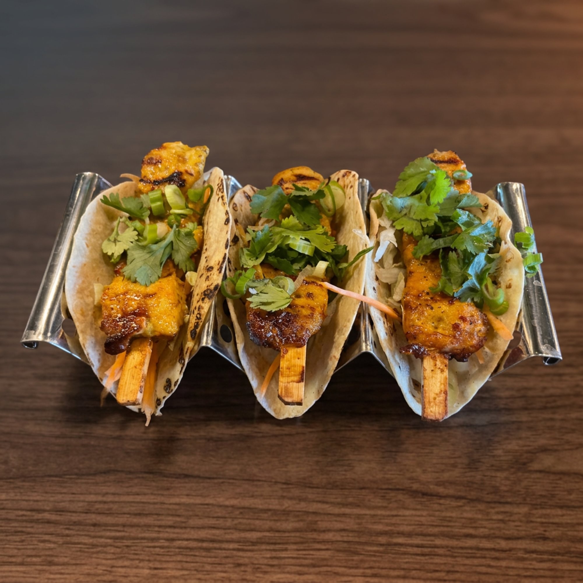 Chicken Sa-Tay Taco