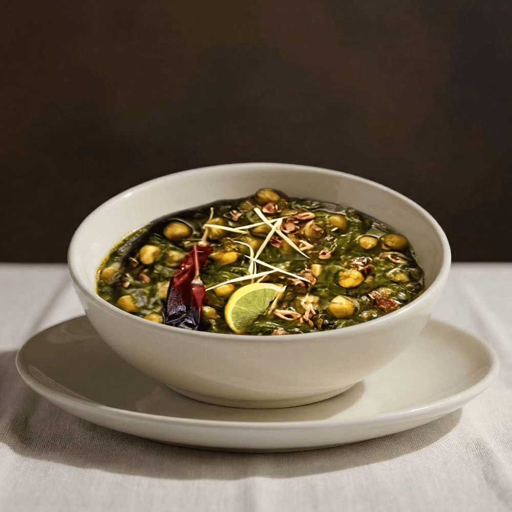 Channa Palak (Chickpea Spinach)