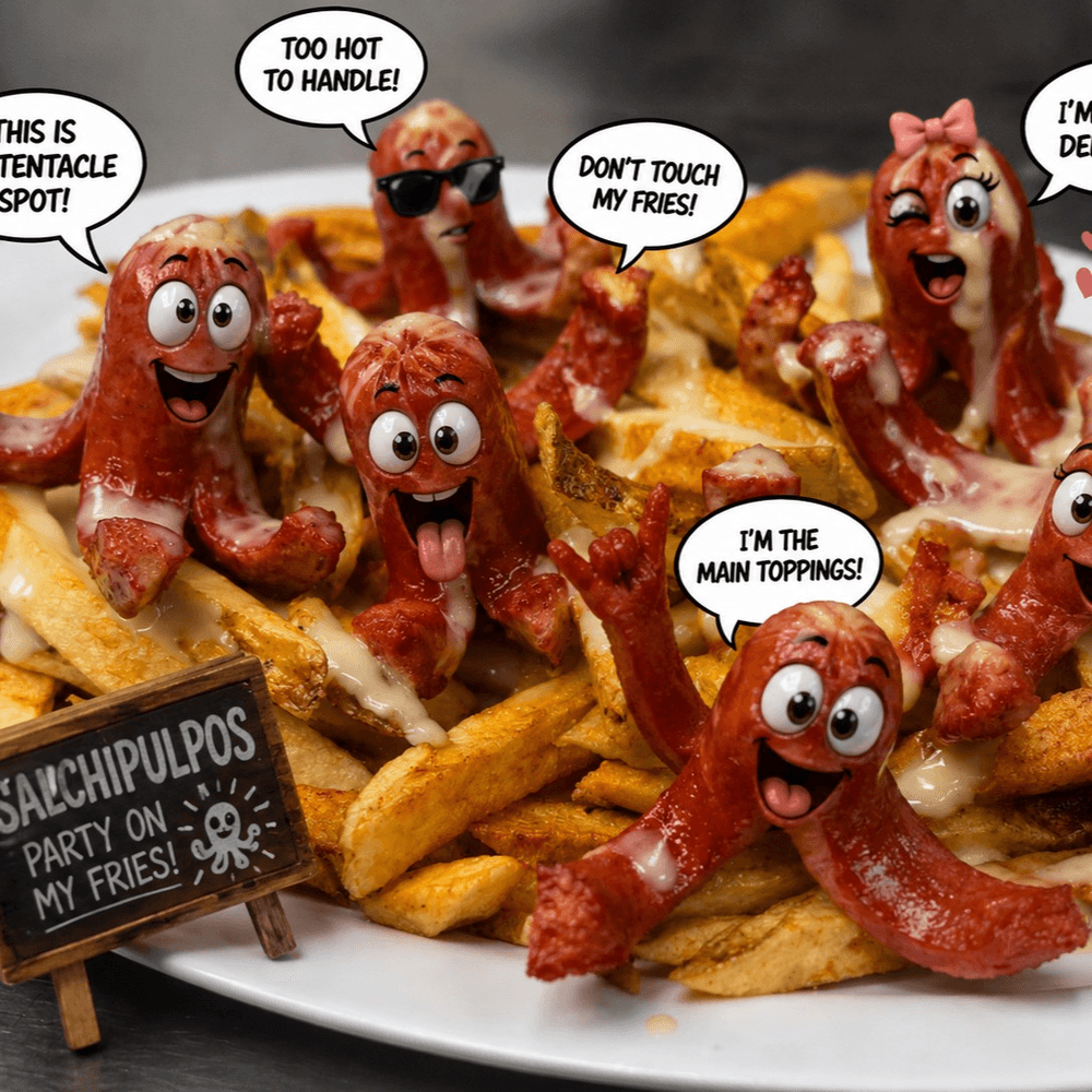 Salchipulpos Fries