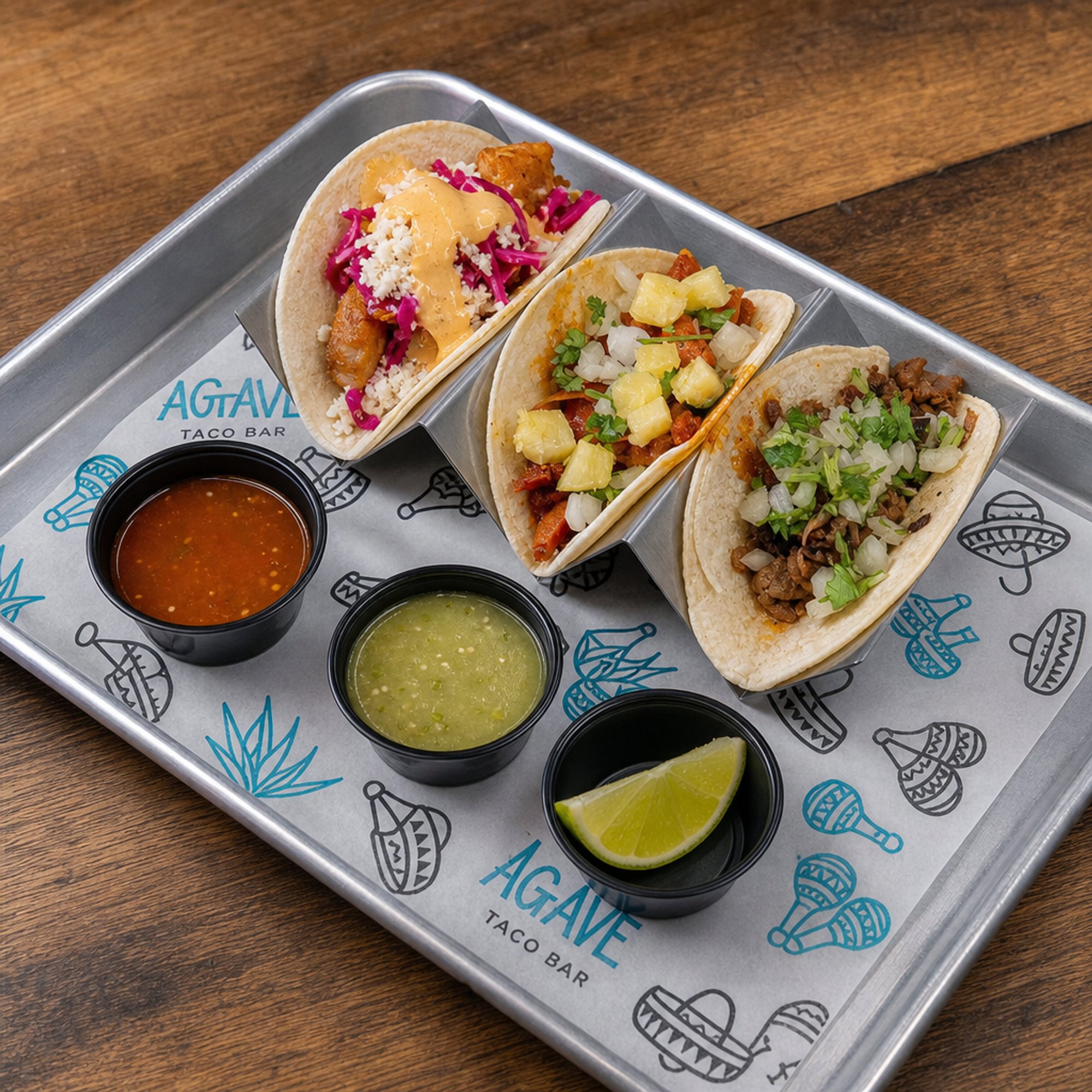 3 Tacos with Soup Lunch