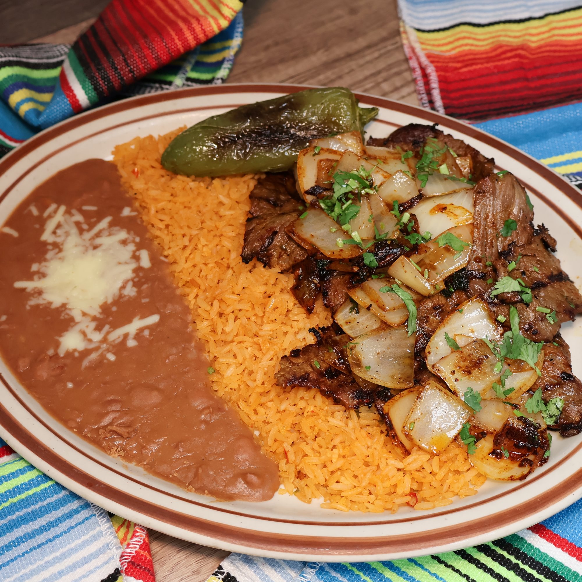 Carne Enchebollada | Skirt Steak with Onions