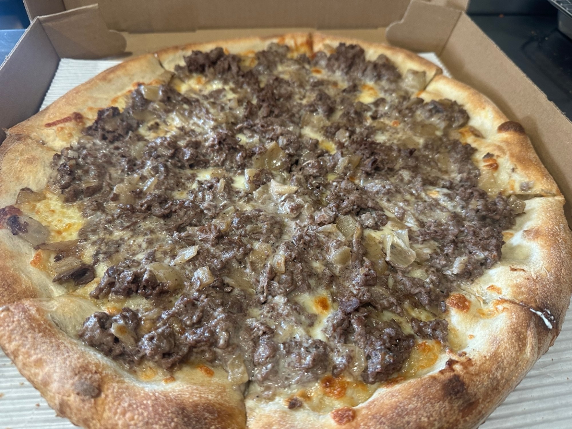 Cheesesteak Pie (16” only)