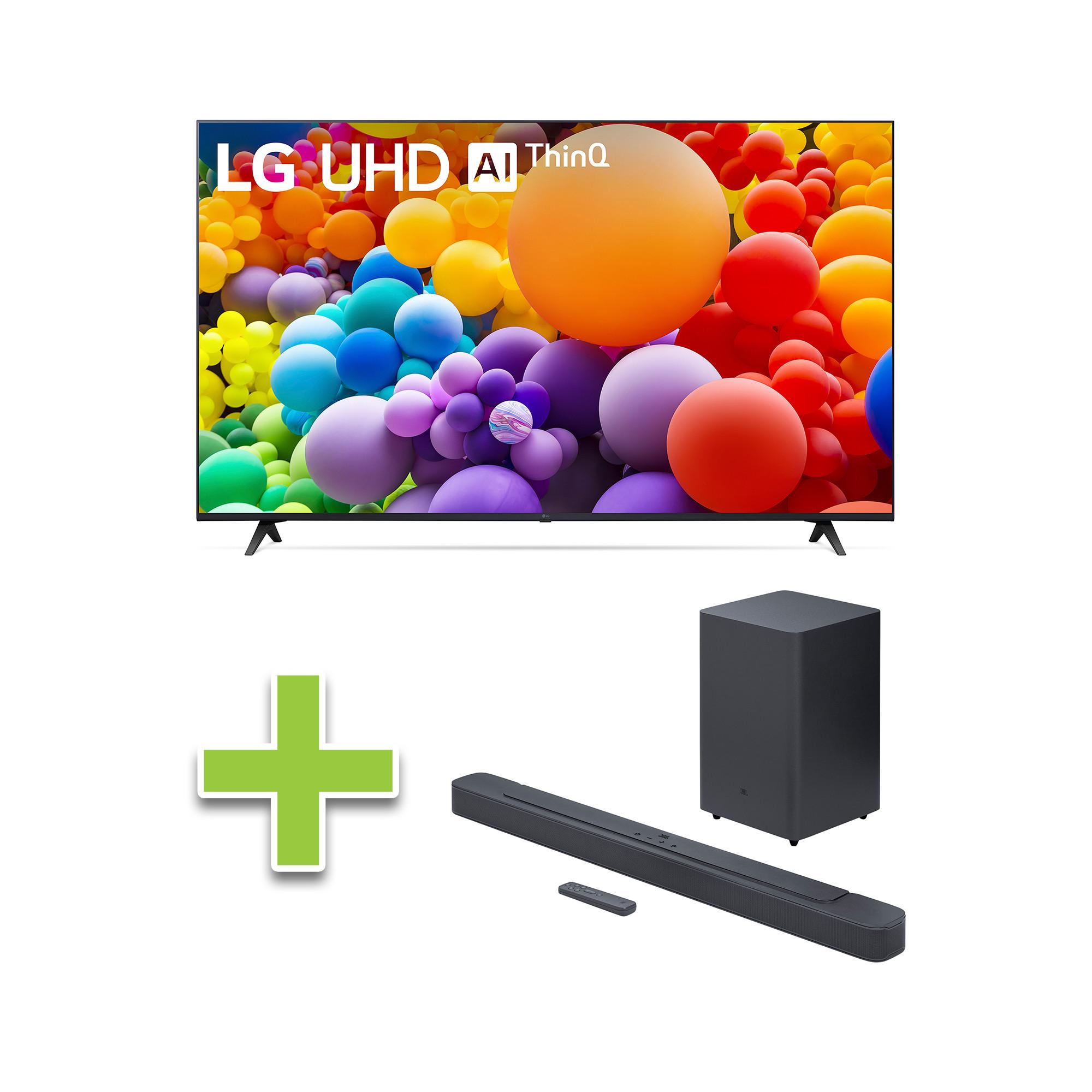 65" LG Smart TV With webOS 24 w/ JBL 2.1 Soundbar