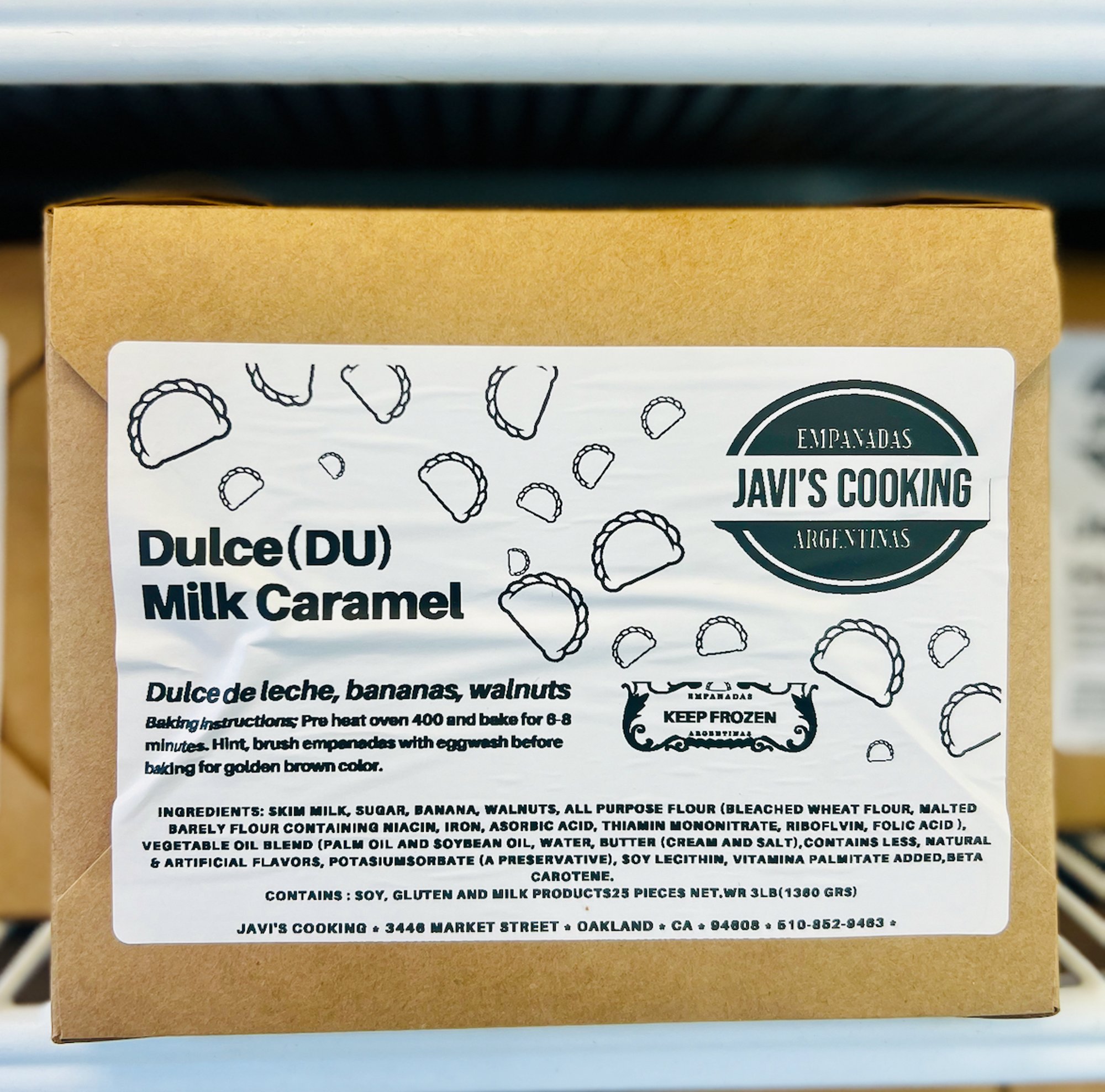 DULCE-DU (6pack) frozen small empanadas