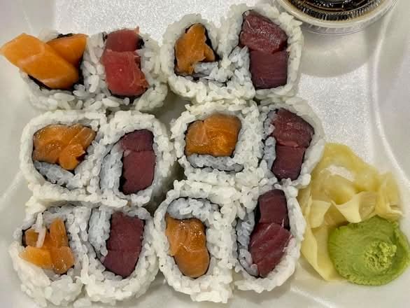 Tuna Roll & Salmon Roll