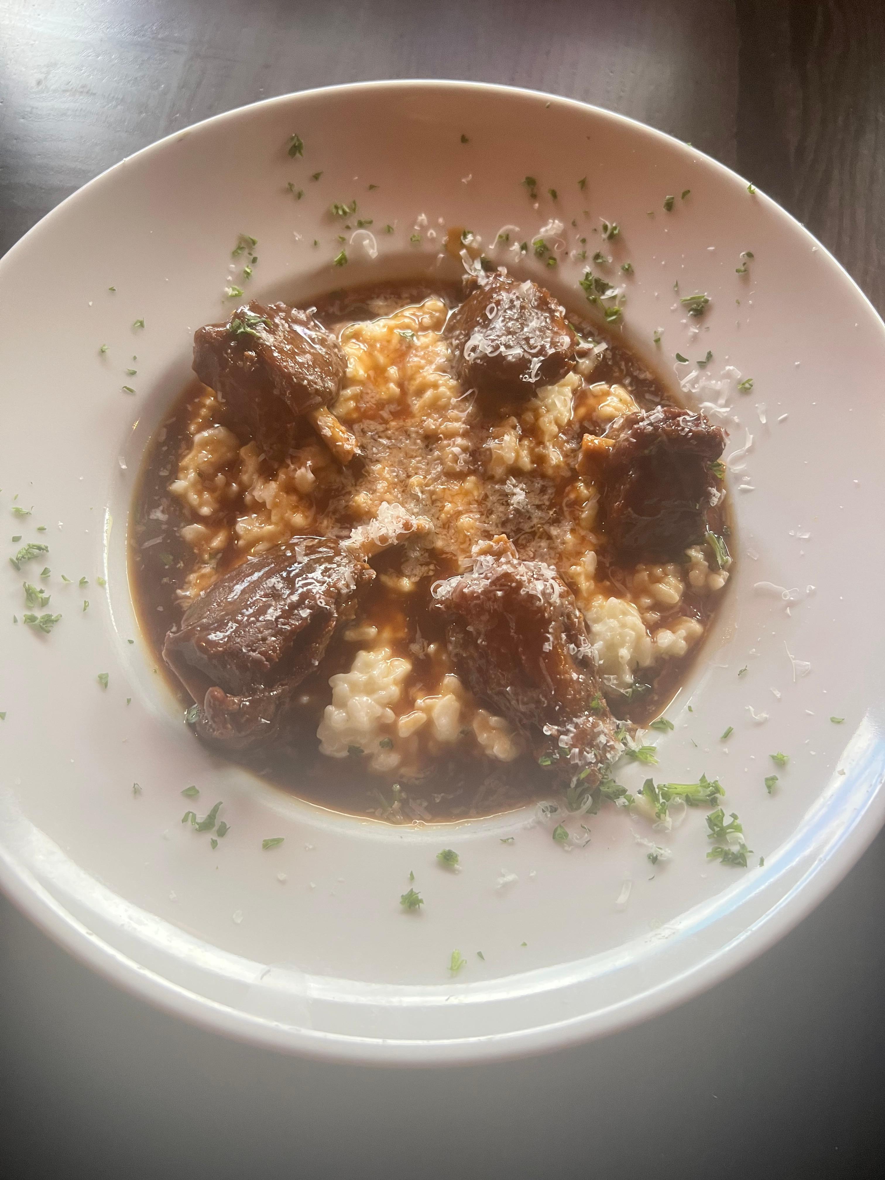 Pork Shank Risotto