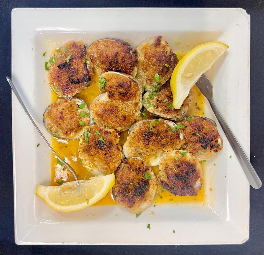 Baked Clams Oreganate