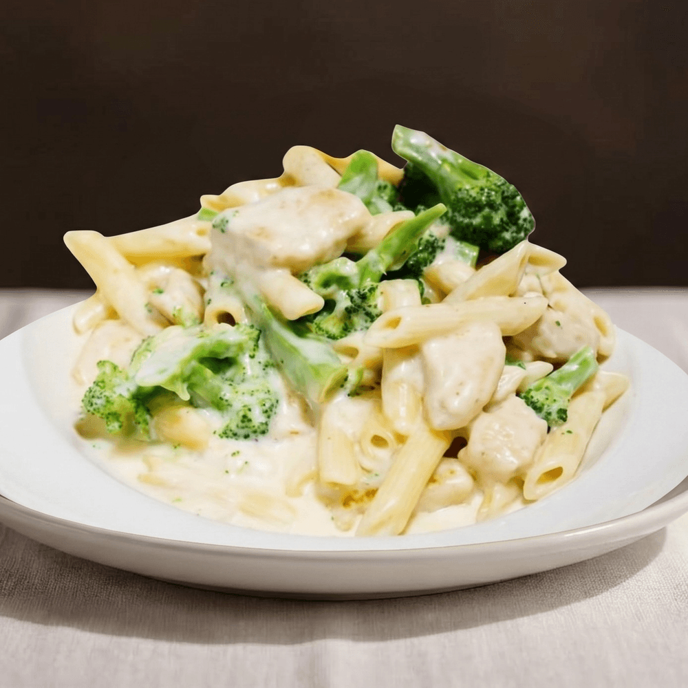 Chicken Regular Broccoli Ziti Alfredo Sauce
