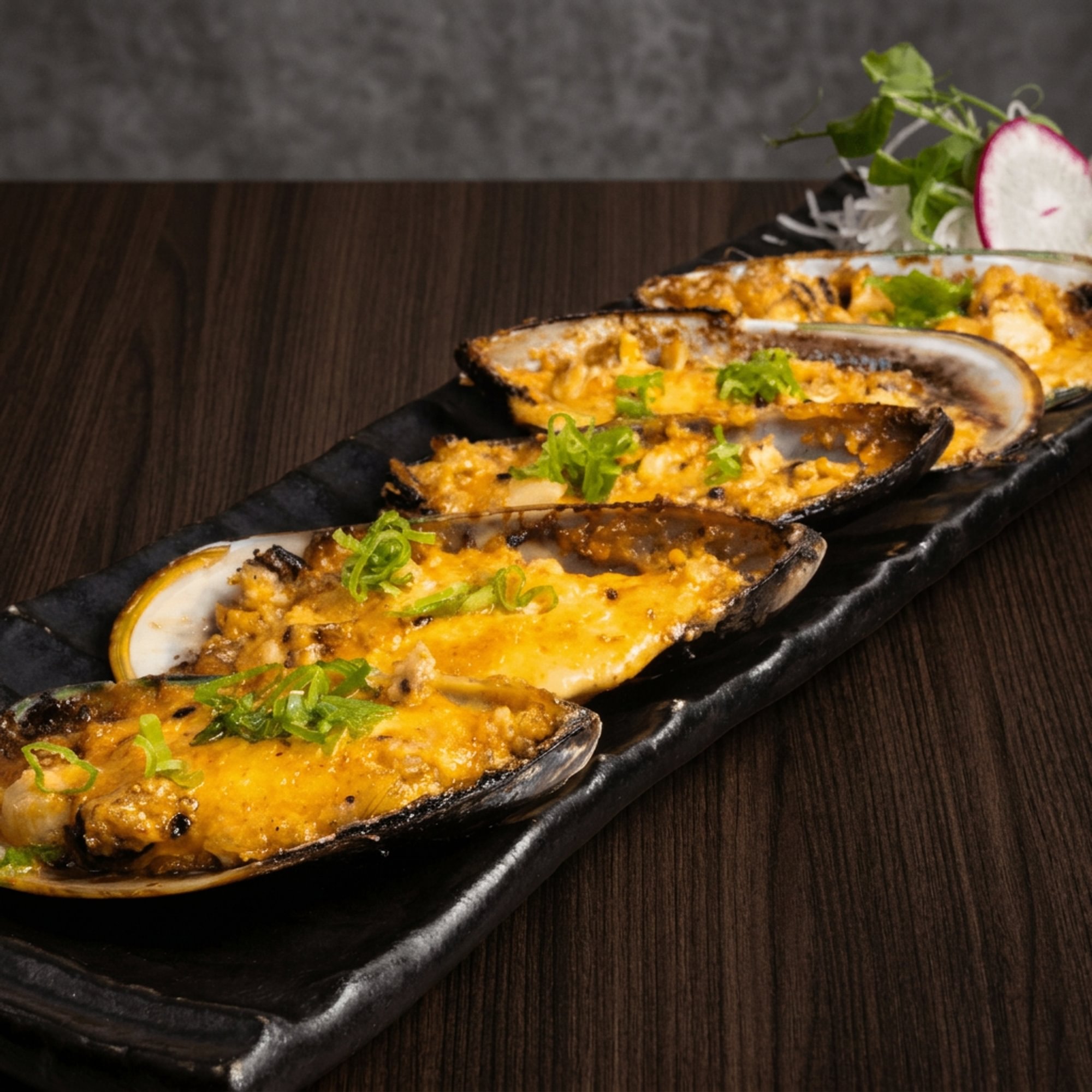 Baked Mussels