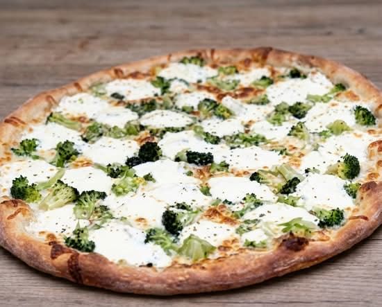 White Broccoli Pizza