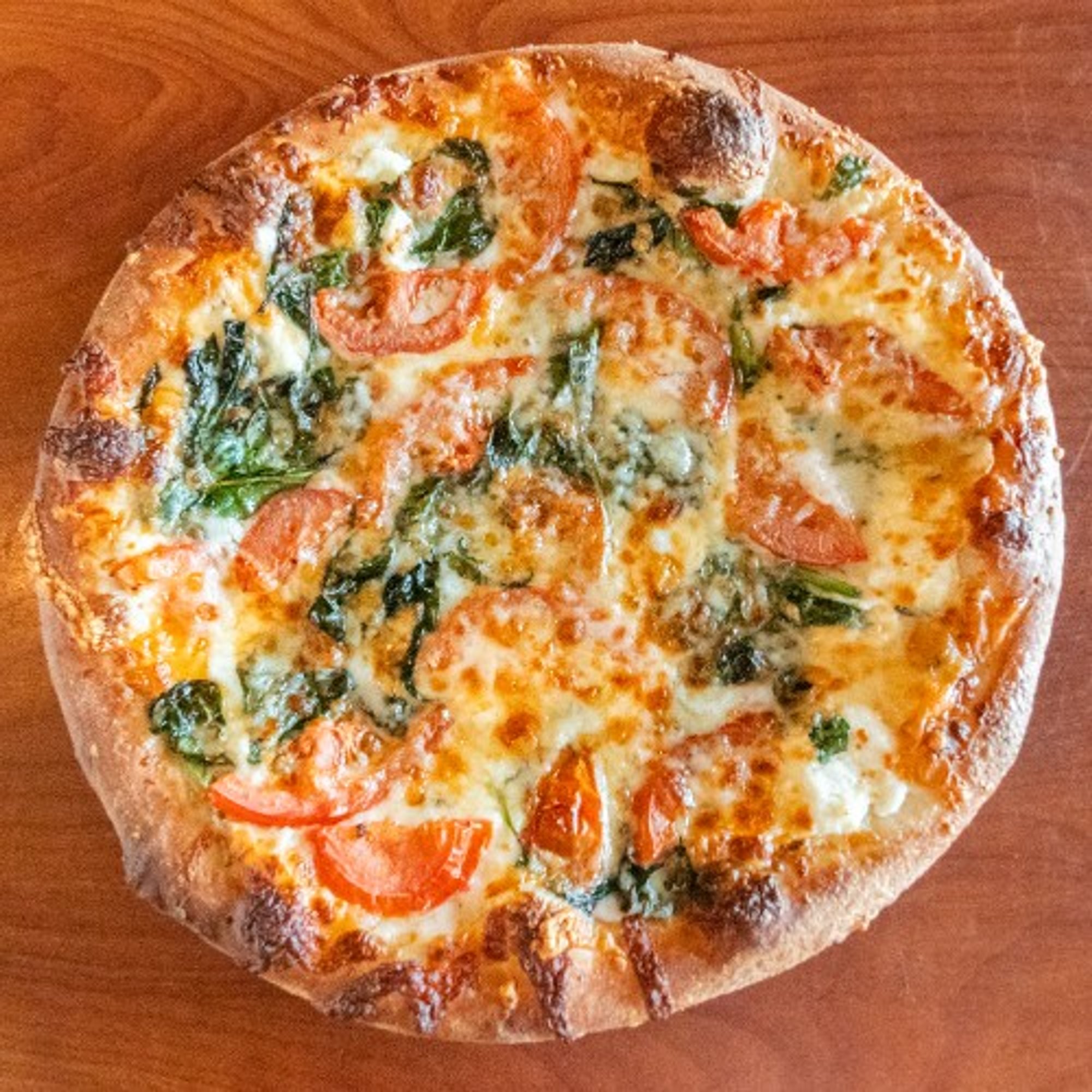 Spinach White Pizza (Medium-14")