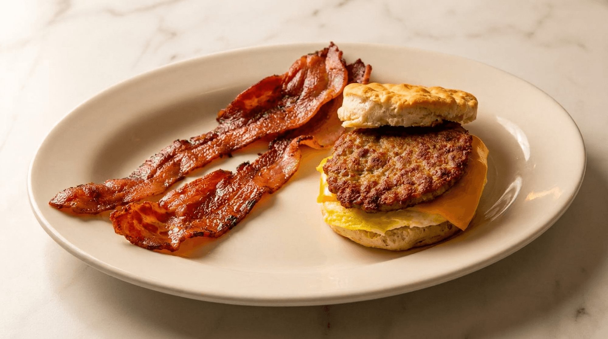 Sausage, Egg & Cheese Biscuit