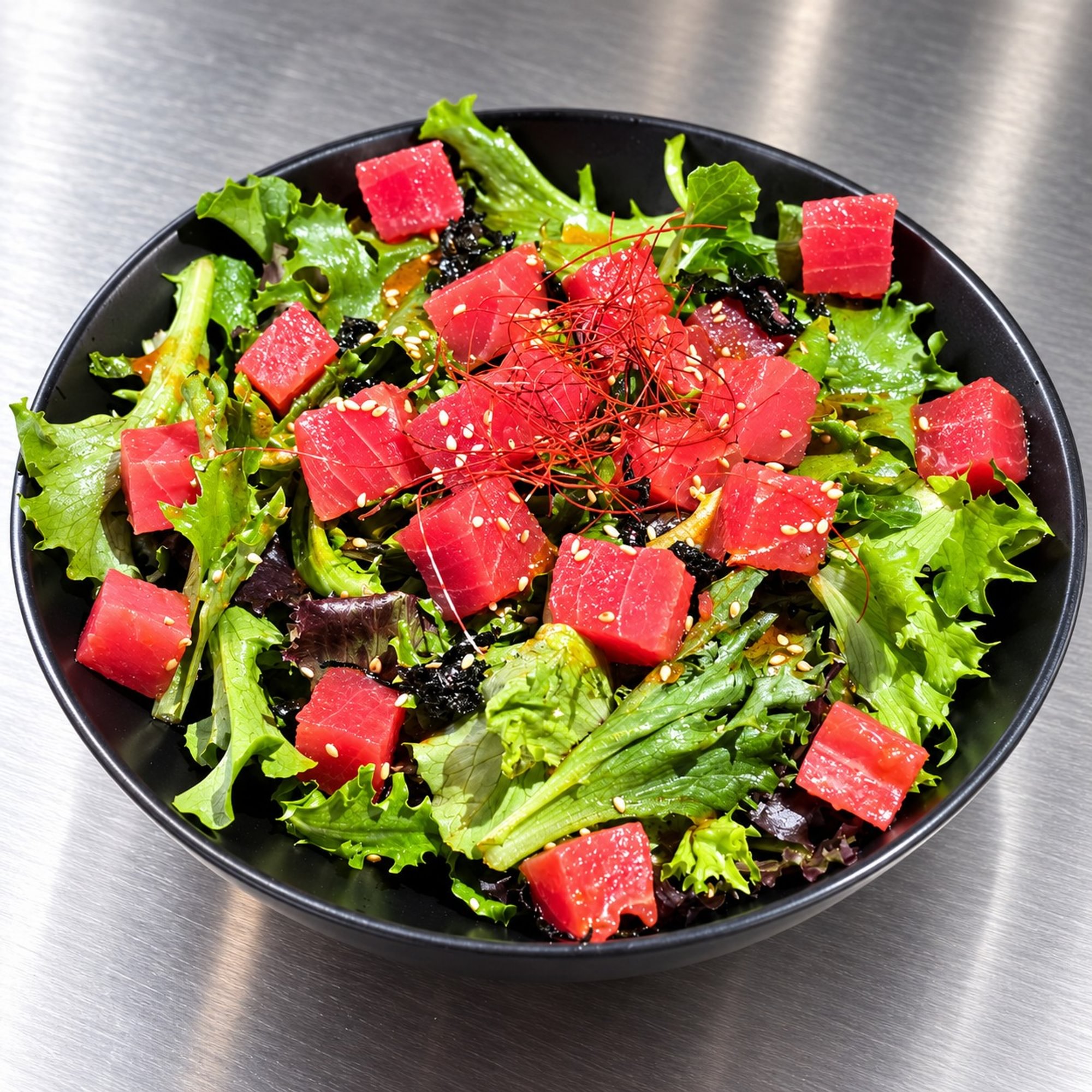 Spicy Ahi Poke Salad