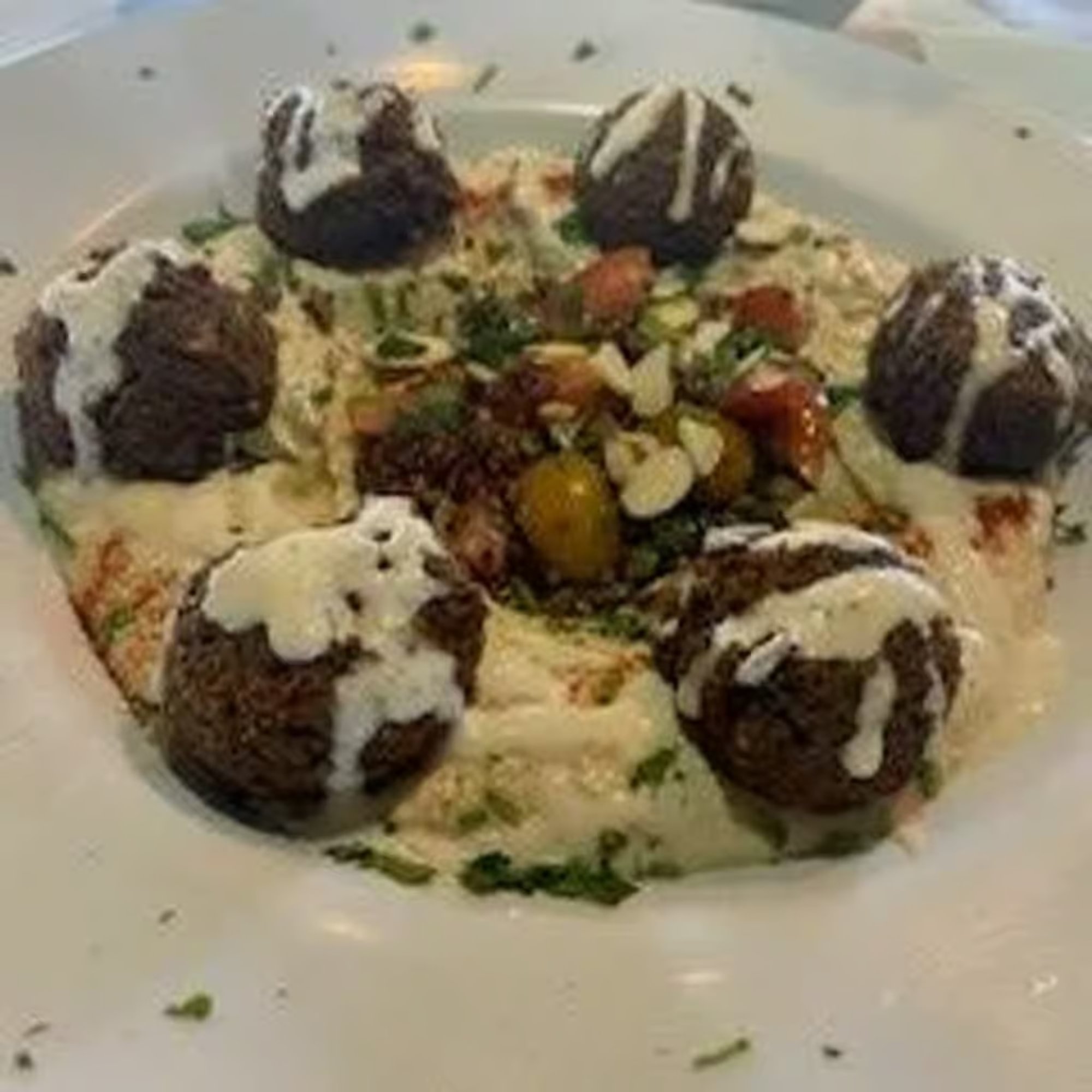 Homemade Hummus and Falafel