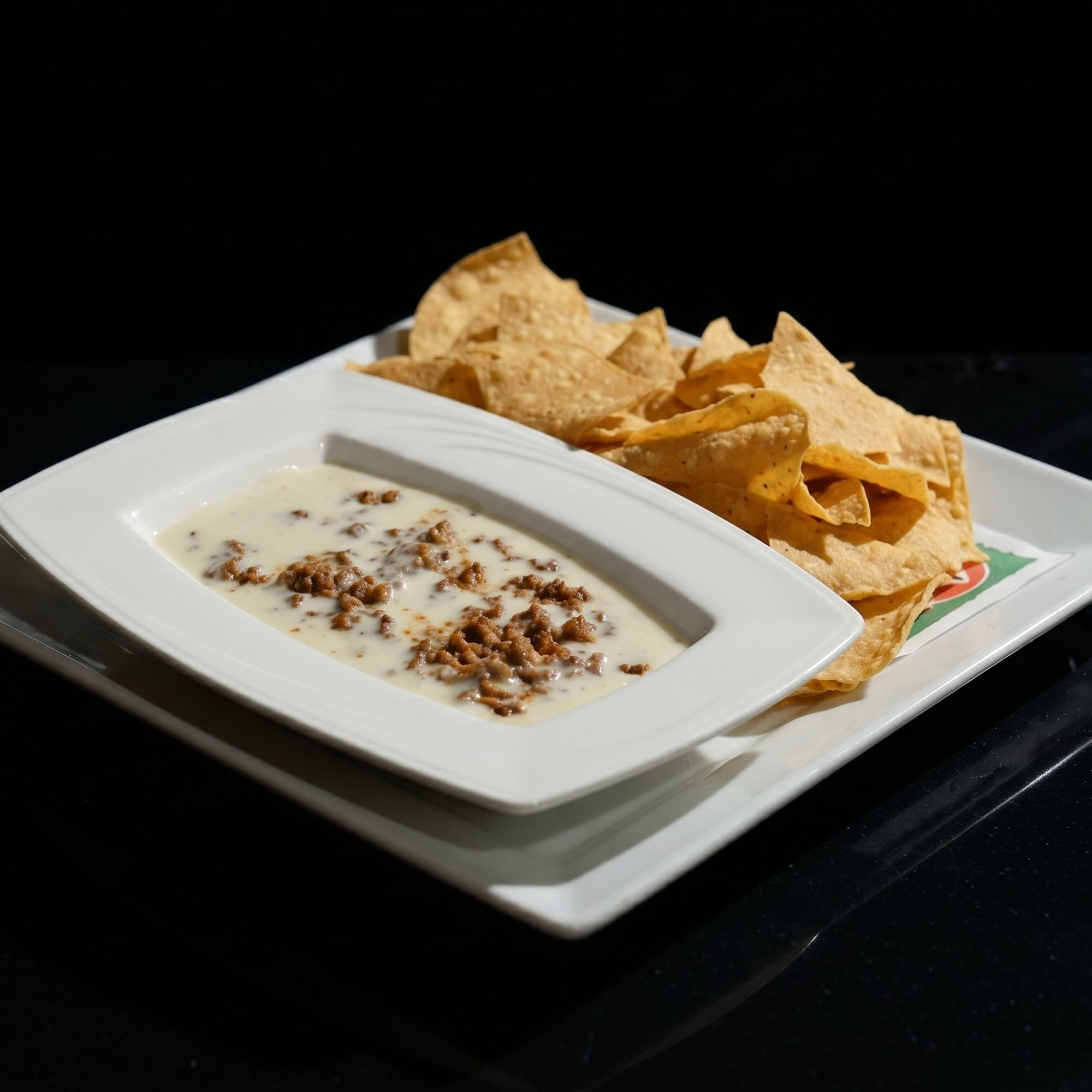 82. Queso Fundido Con Chorizo