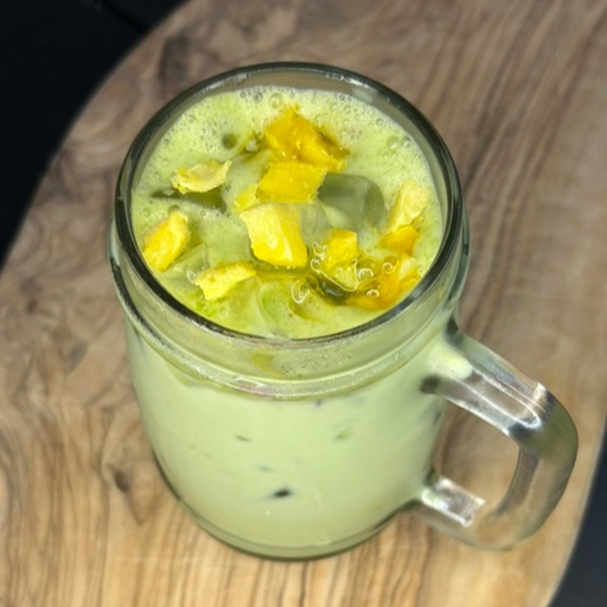 Mango Shaken Matcha Latte