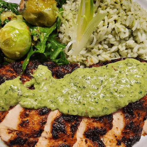 Blackened Chicken Chimichurri