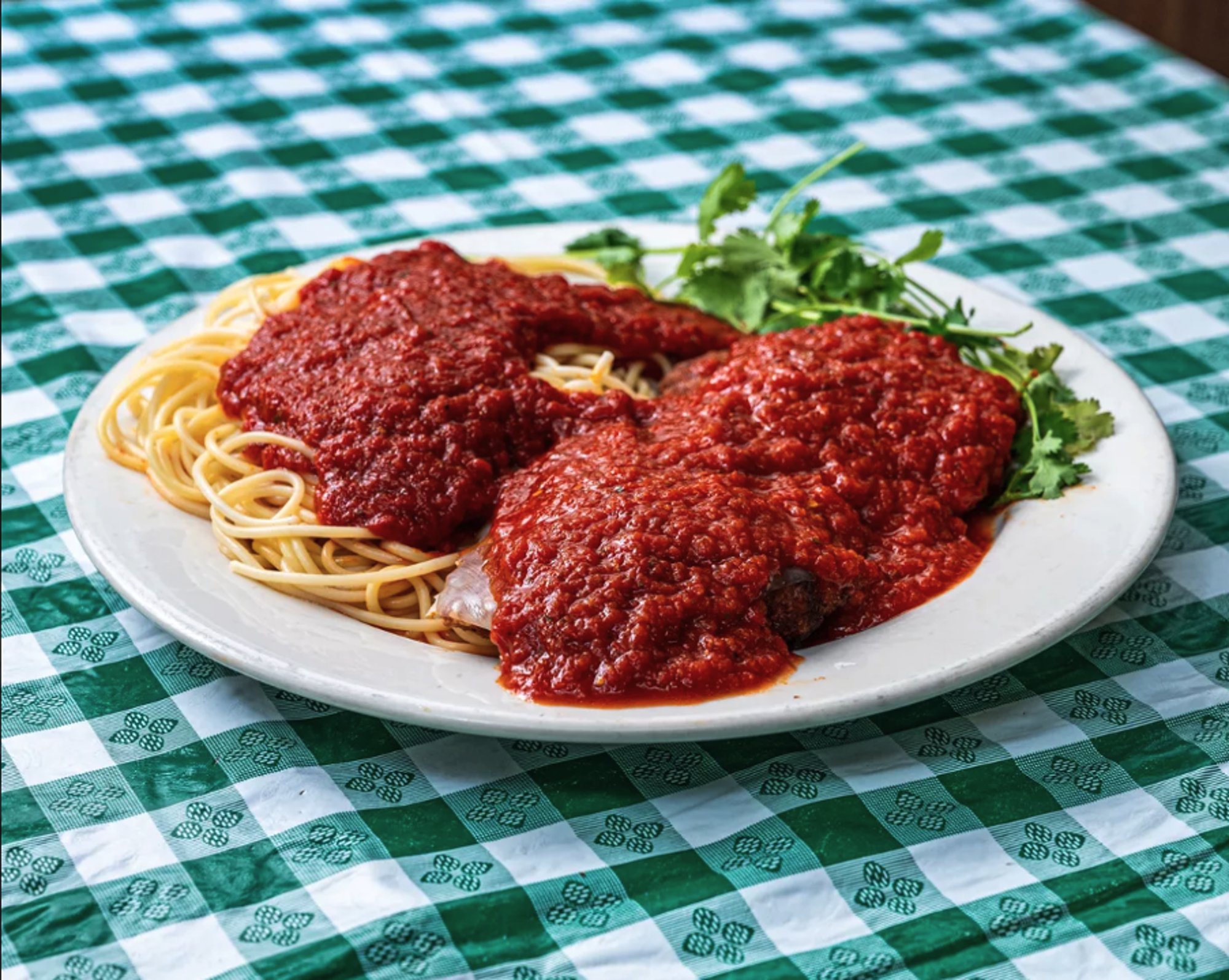 Two Veal Parmigiana
