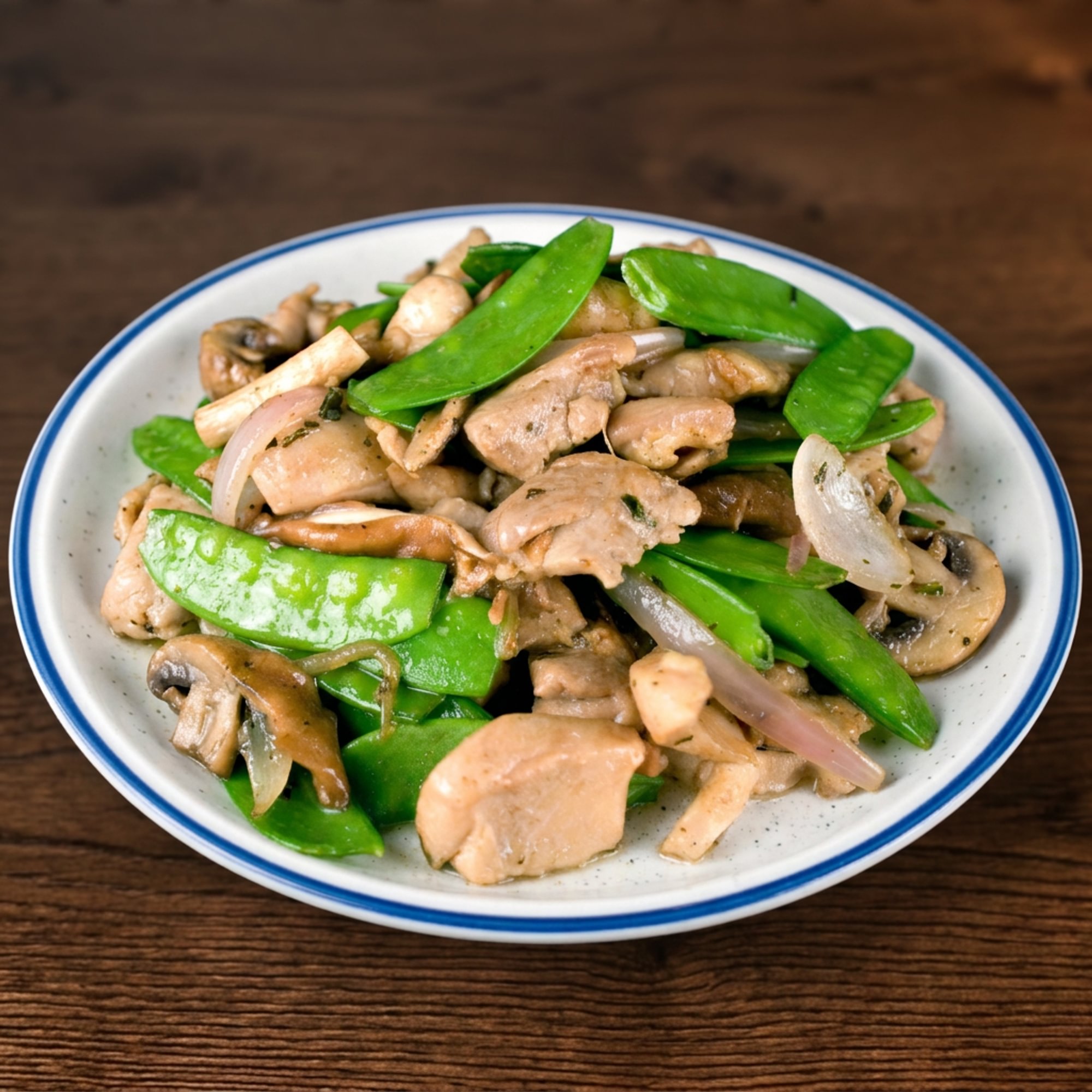 Chicken with Snow Peas / 鸡雪豆