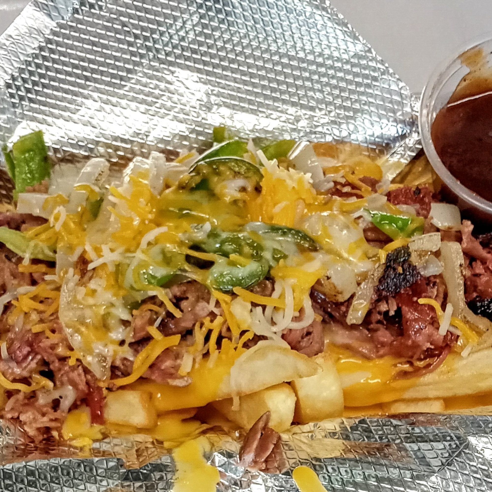 Brisket or Pulled Pork Fries