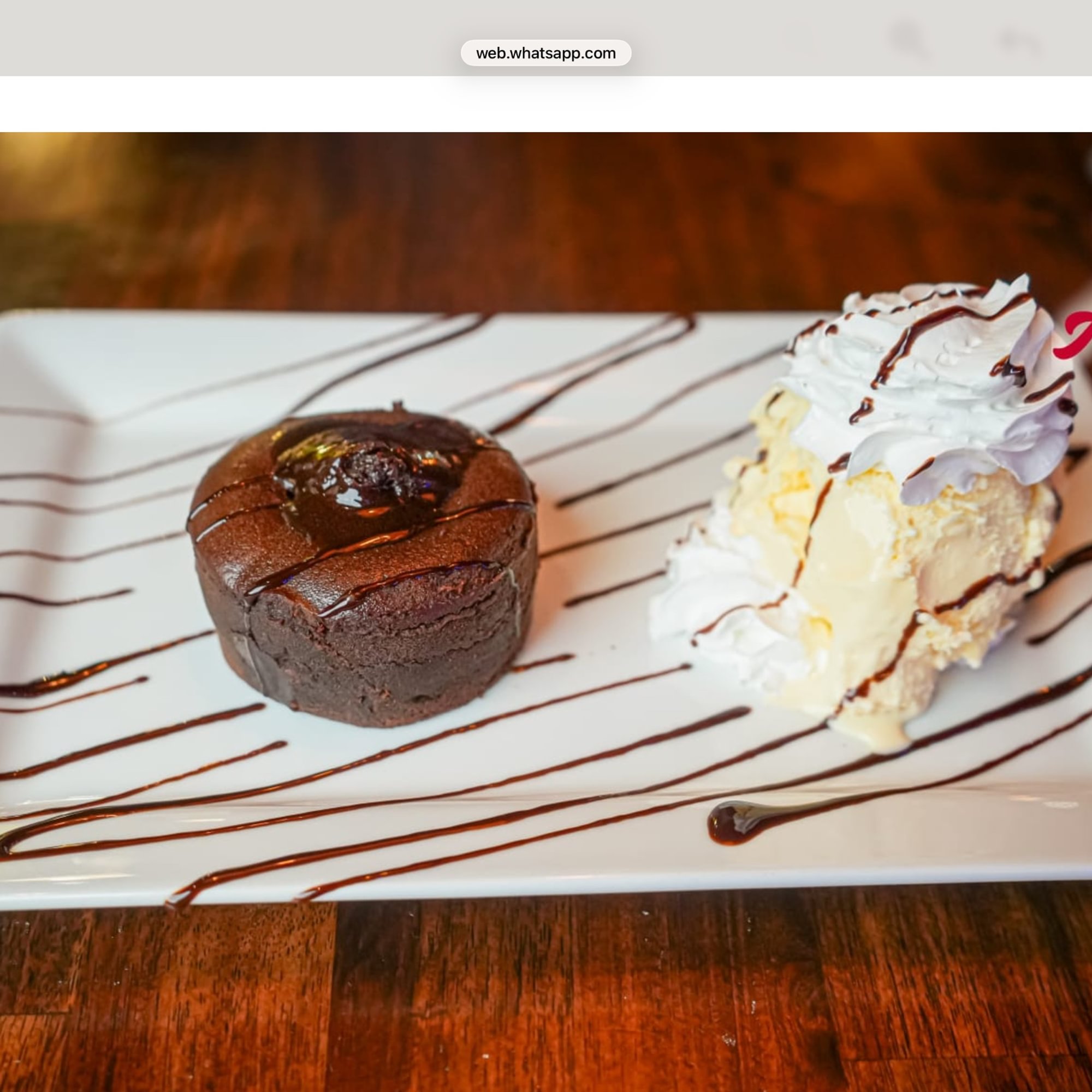 Lava Cake & Ice Cream