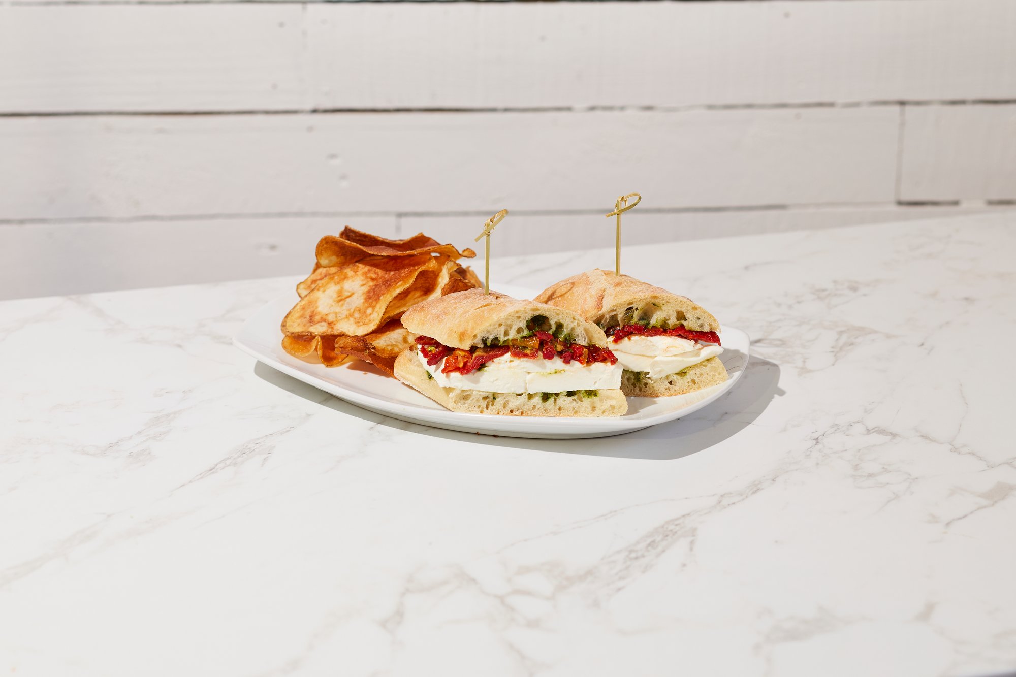 Fresh Mozzarella & House Dried Tomatoes