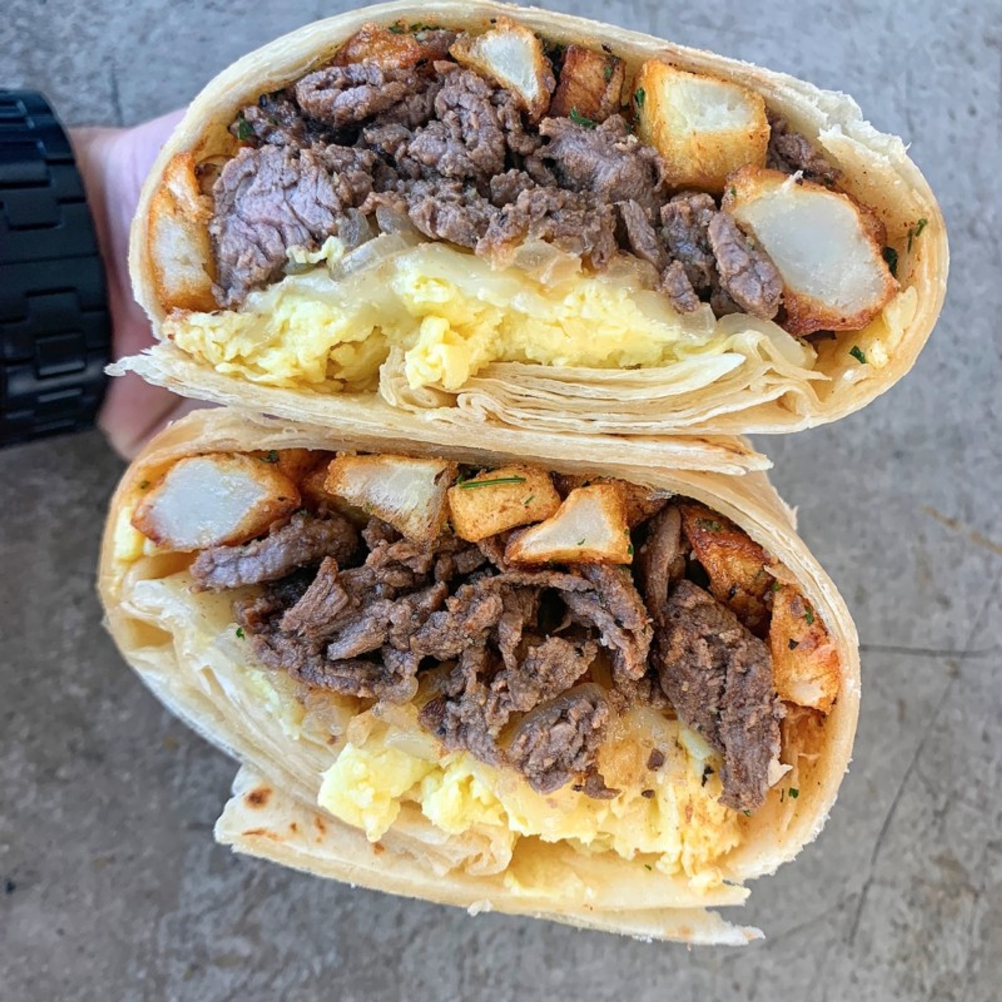 Steak & Eggs Burrito
