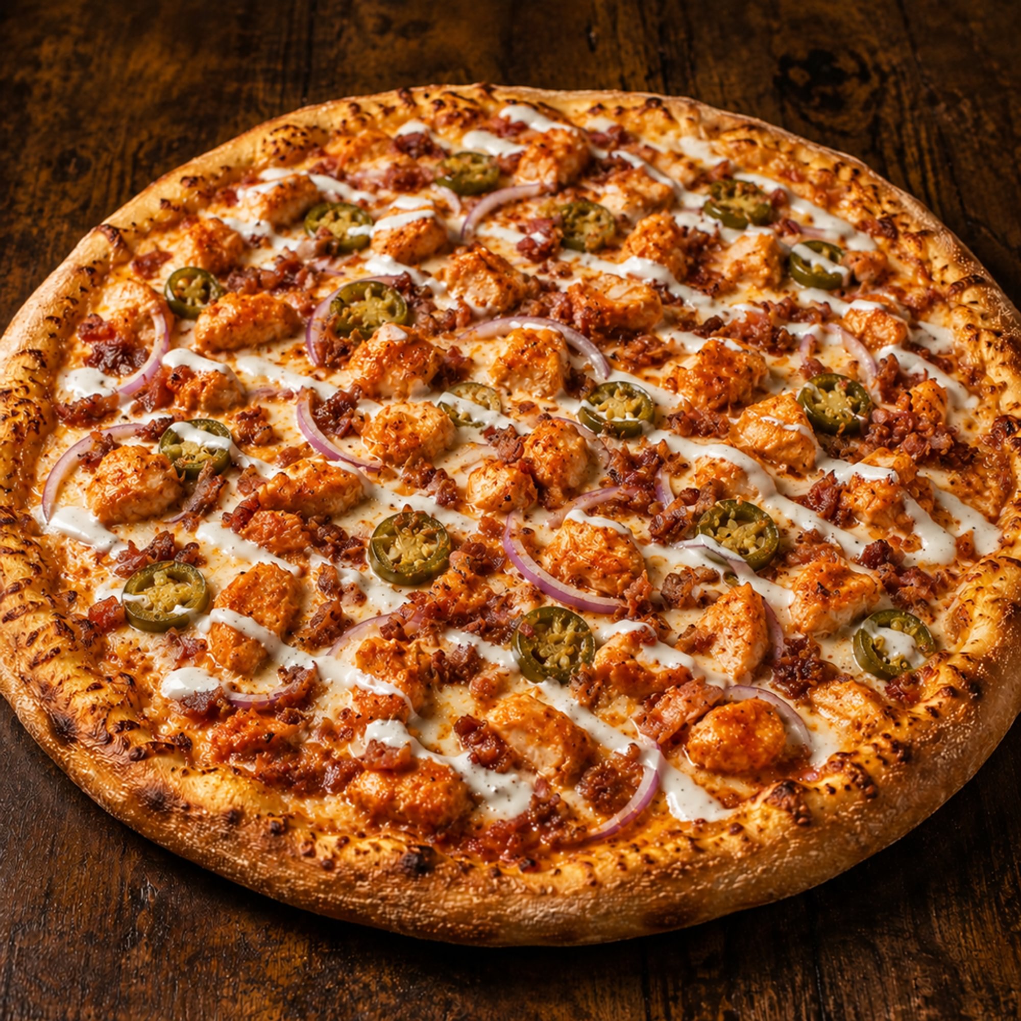 4 - Buffalo Chicken Pizza
