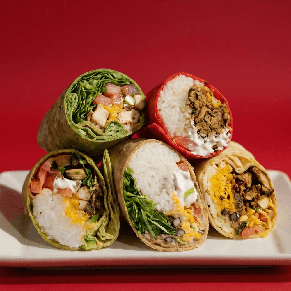 Grilled Vegetables Burrito