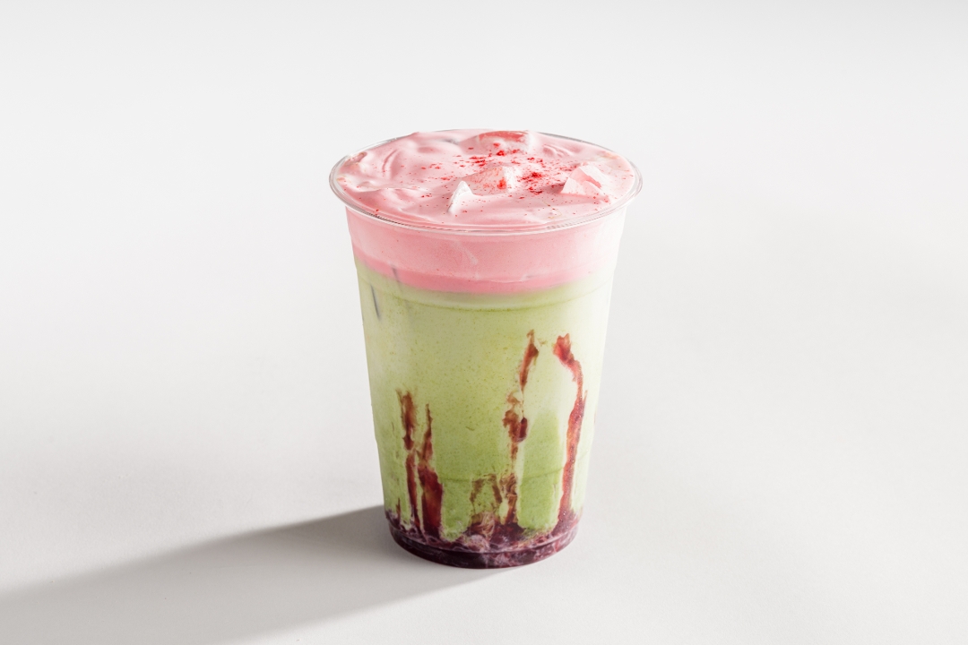 Strawberry Iced Matcha