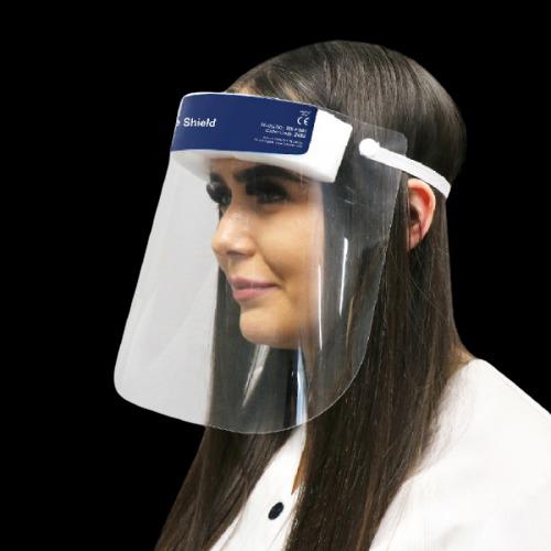 REUSABLE PLASTIC FACE SHIELD