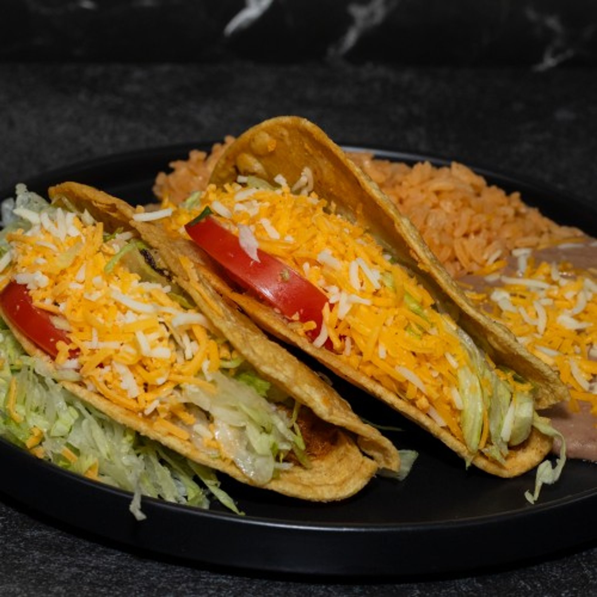 Shredded Beef Tacos Plate