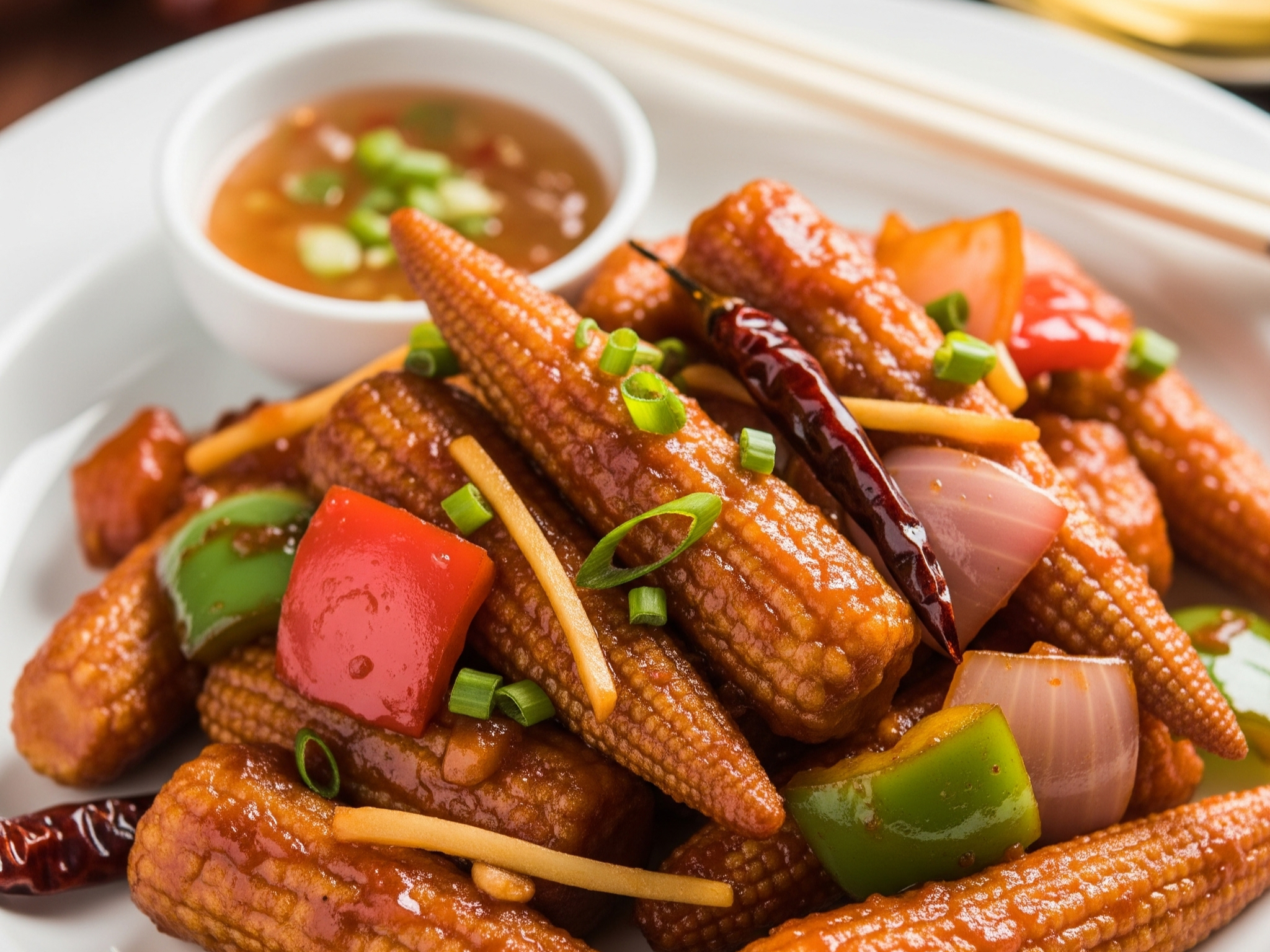 Baby Corn Manchurian