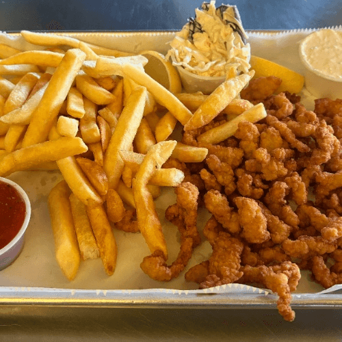 Clam Strips With Choice of Side