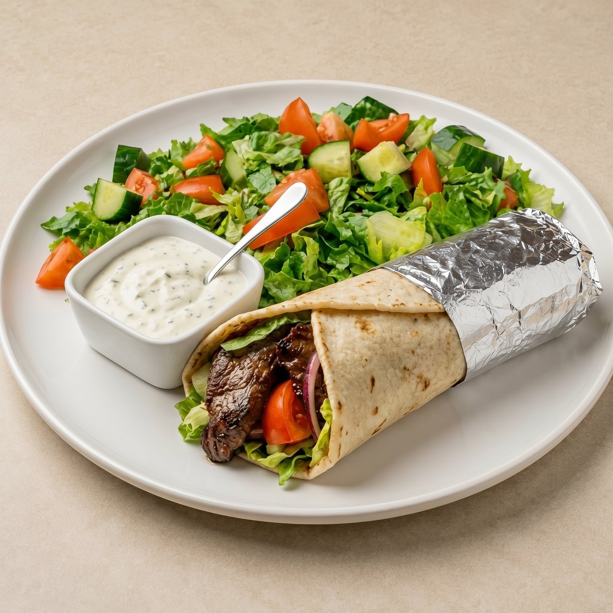 Beef Shish Kabob Wrap