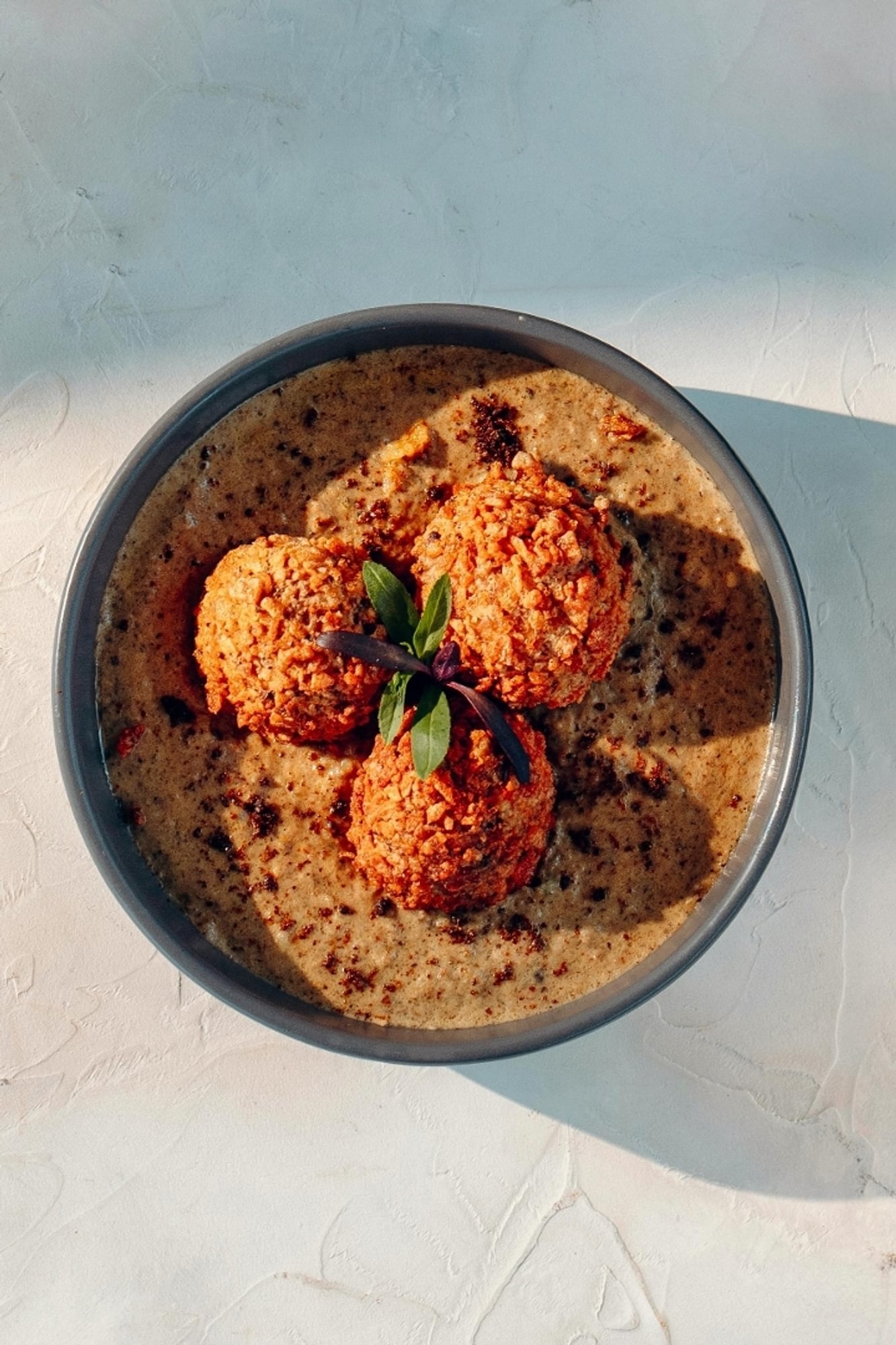 Mushroom Haleem-Khichdi Arancini
