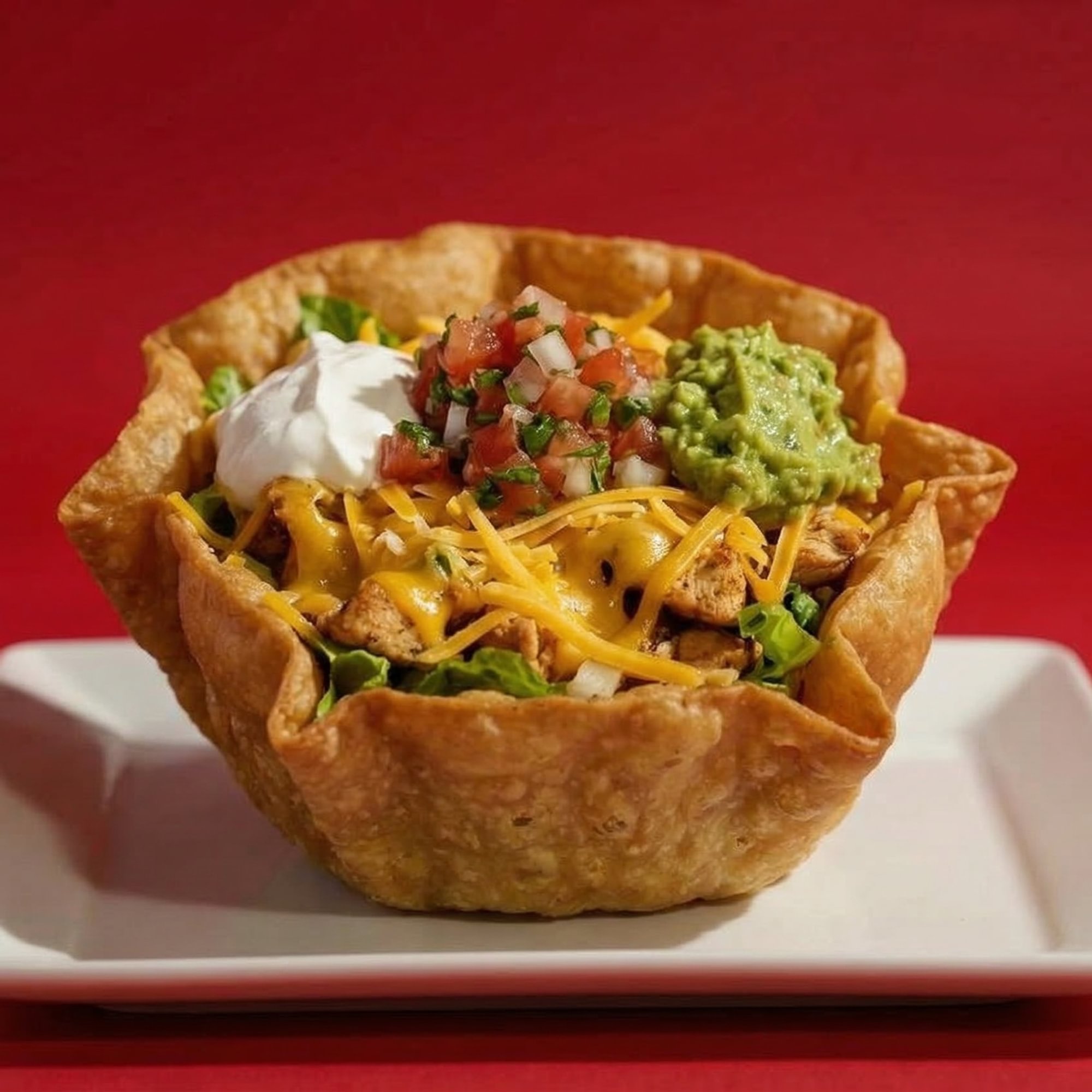 Chicken Fajita Taco Salad