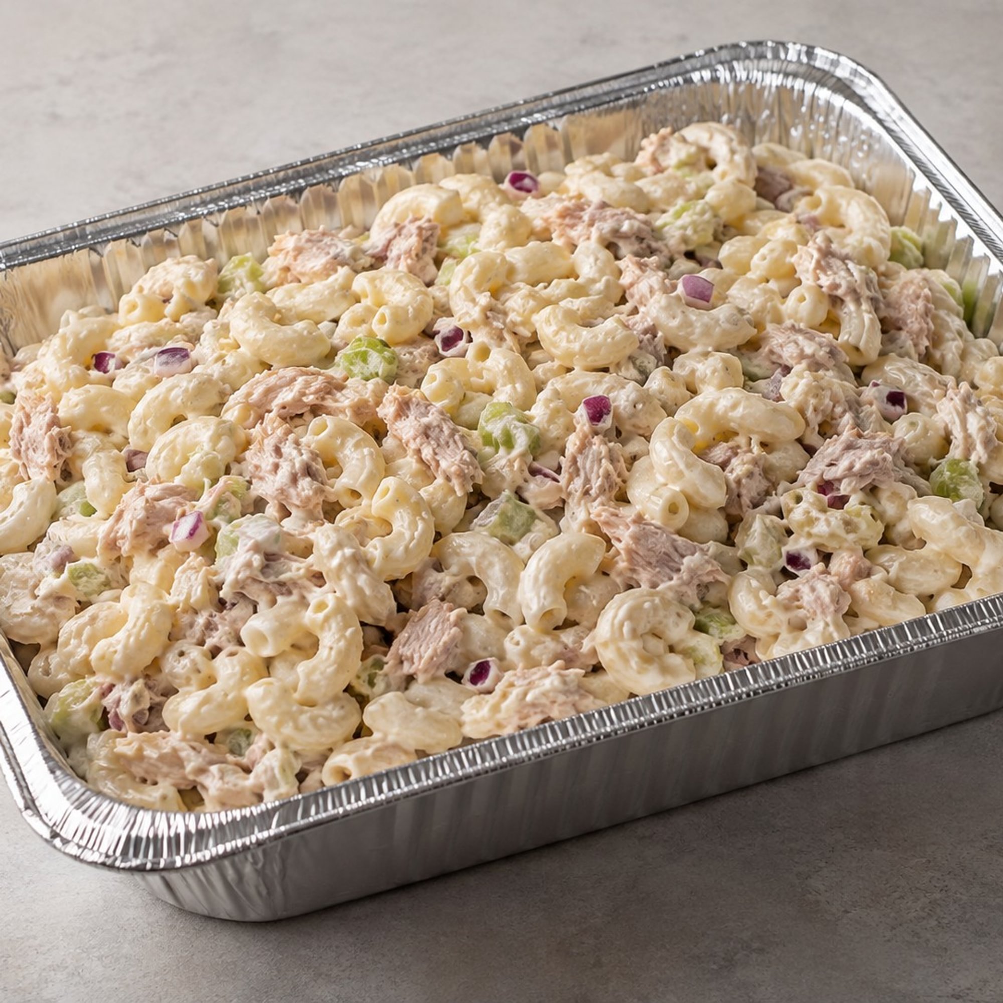 Macaroni & Tuna Salad — Catering Tray