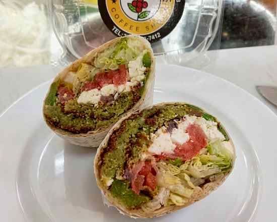 Falafel on Wrap