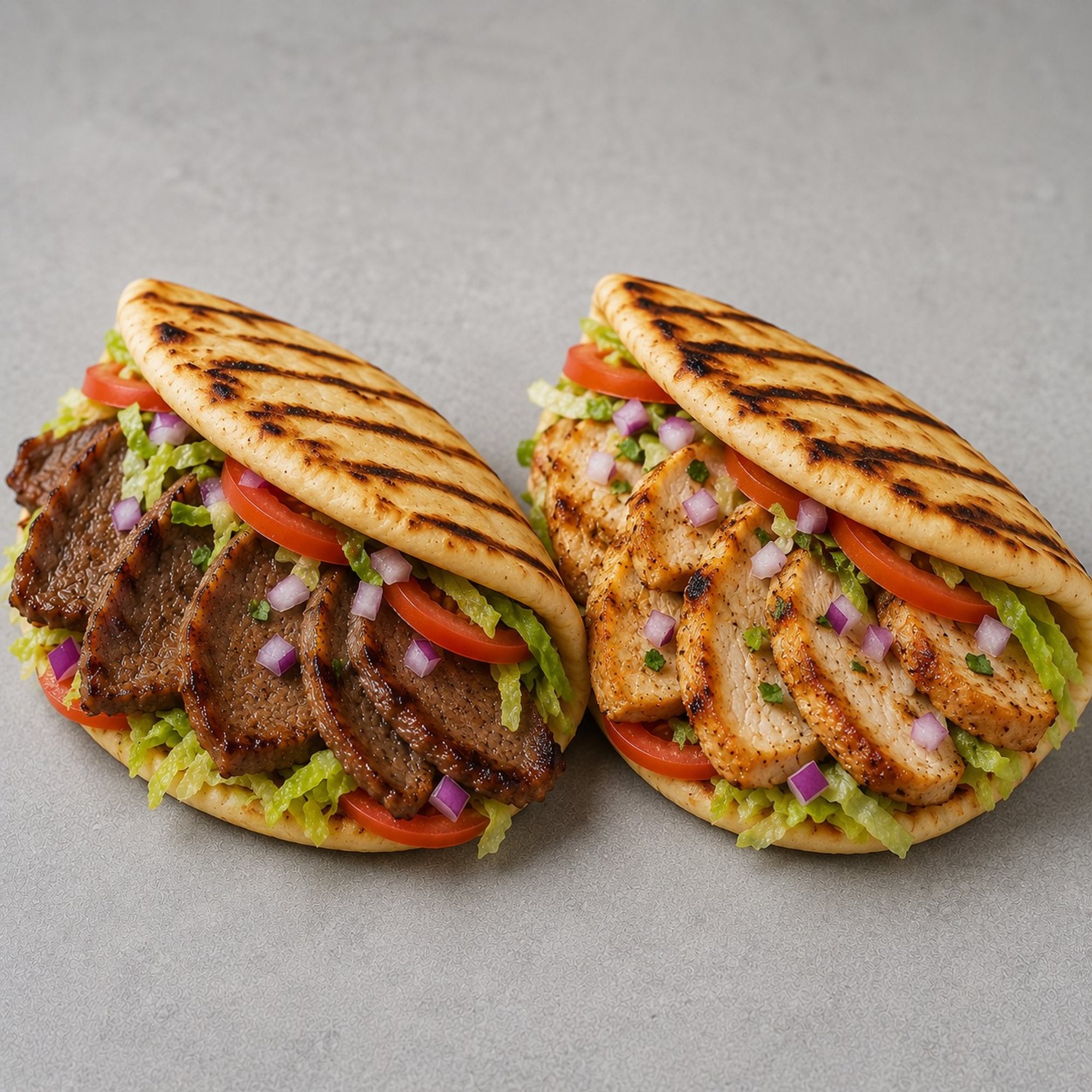 Chicken or Lamb Gyros