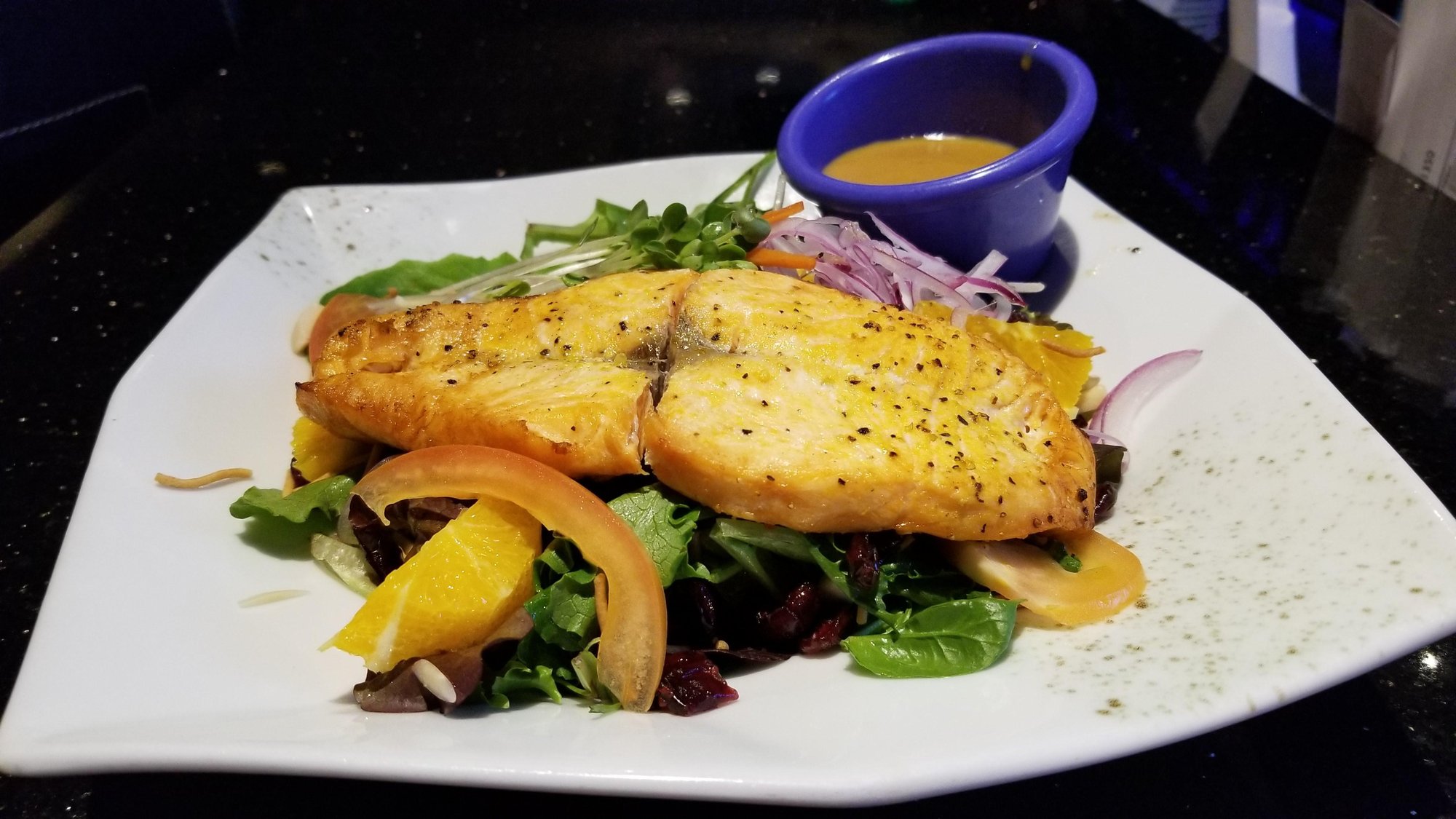 Grilled Salmon Salad